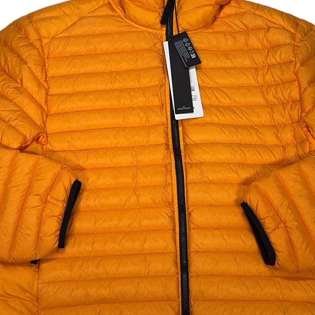 Stone Island Loom Woven Chambers R-Nylon Down-TC Hooded Jacket – Orange