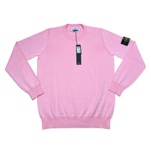 Load image into Gallery viewer, Stone Island Pink Soft Cotton Crew Neck Knitted Jumper
