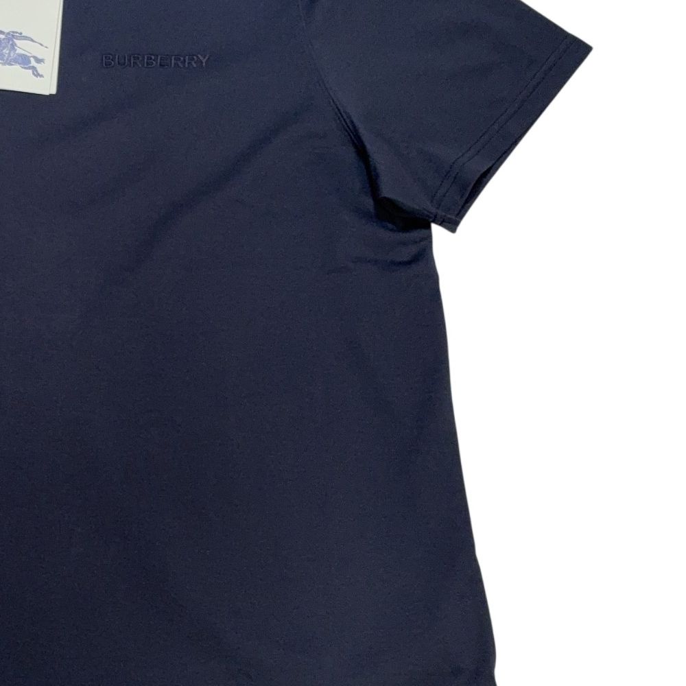 Burberry Embroidered Logo Navy T-shirt