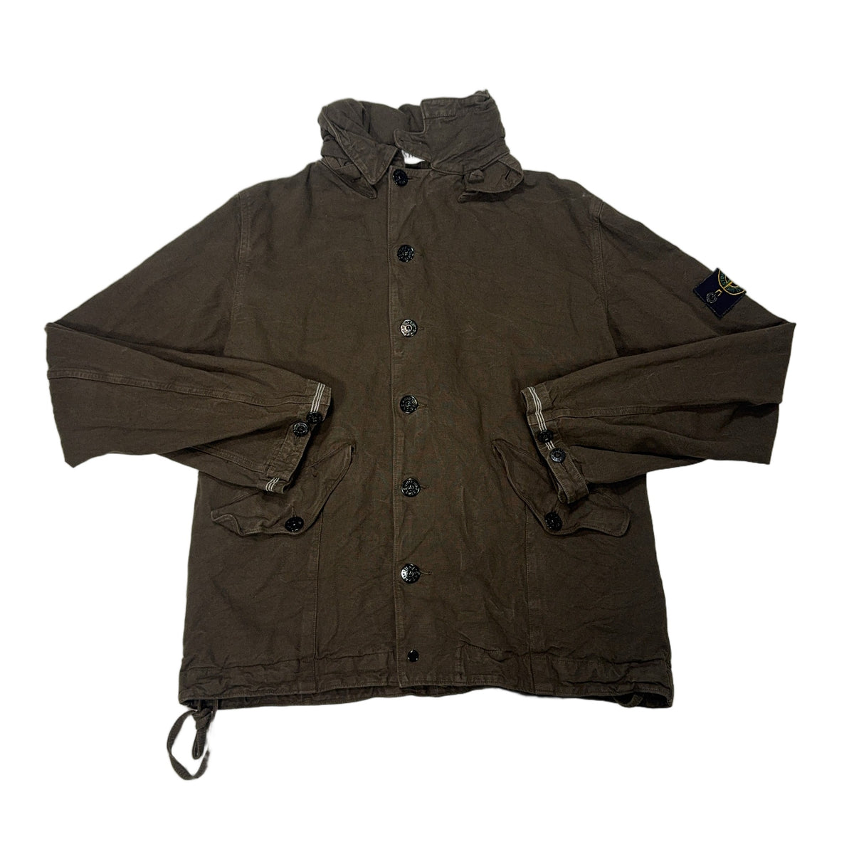 Stone Island Stand-Collar Utility Jacket – Brown
