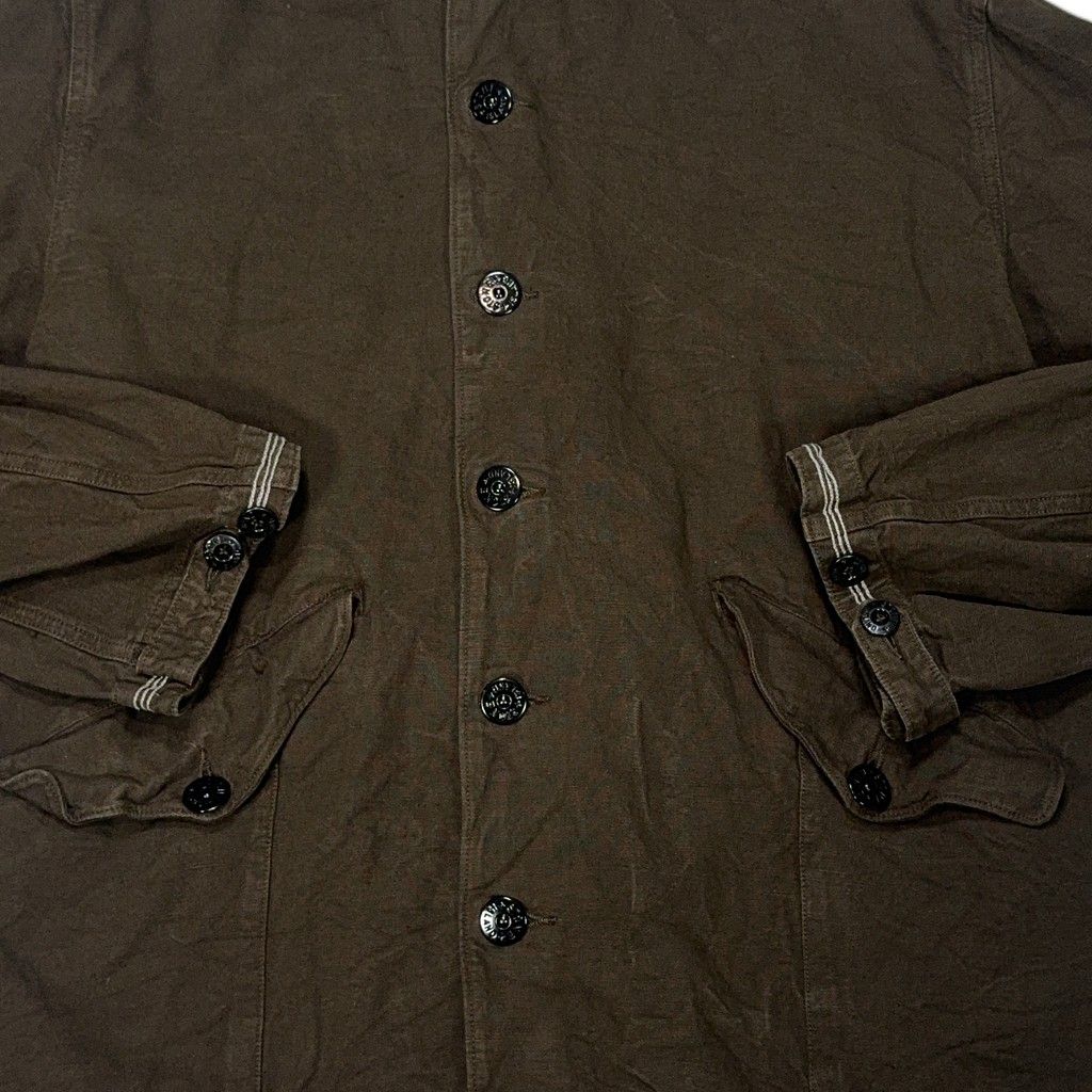 Stone Island Stand-Collar Utility Jacket – Brown