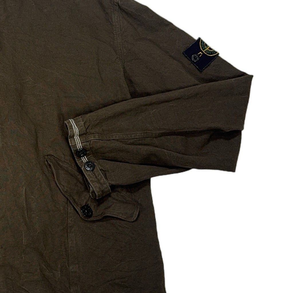 Stone Island Stand-Collar Utility Jacket – Brown