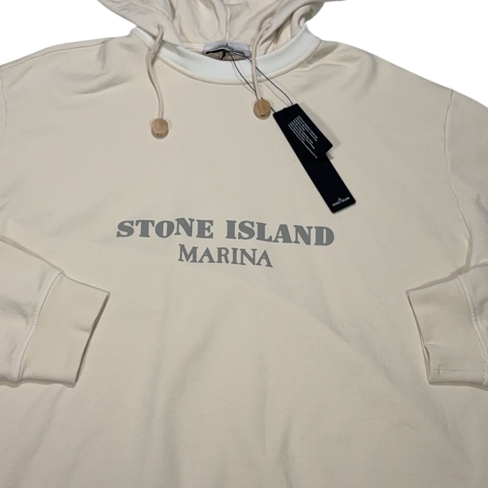 Stone Island Marina White Hoodie
