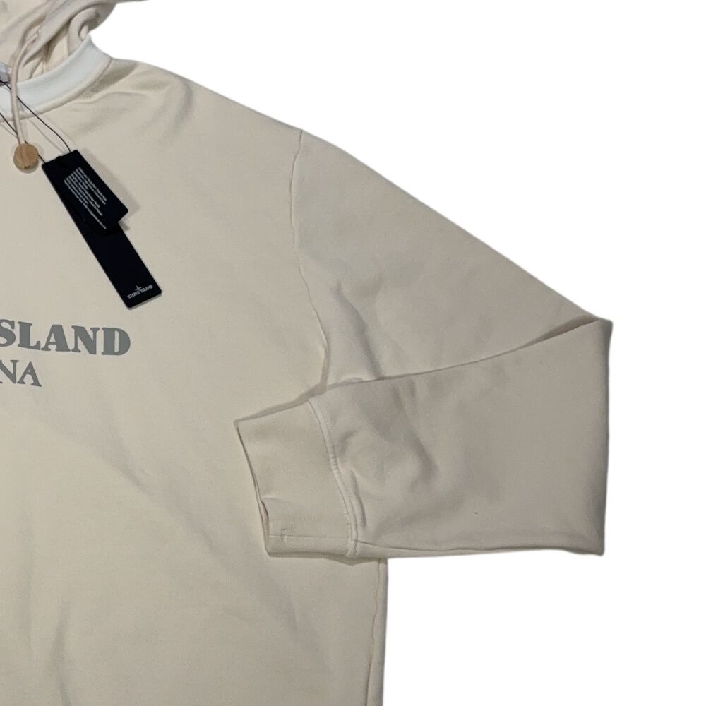 Stone Island Marina White Hoodie