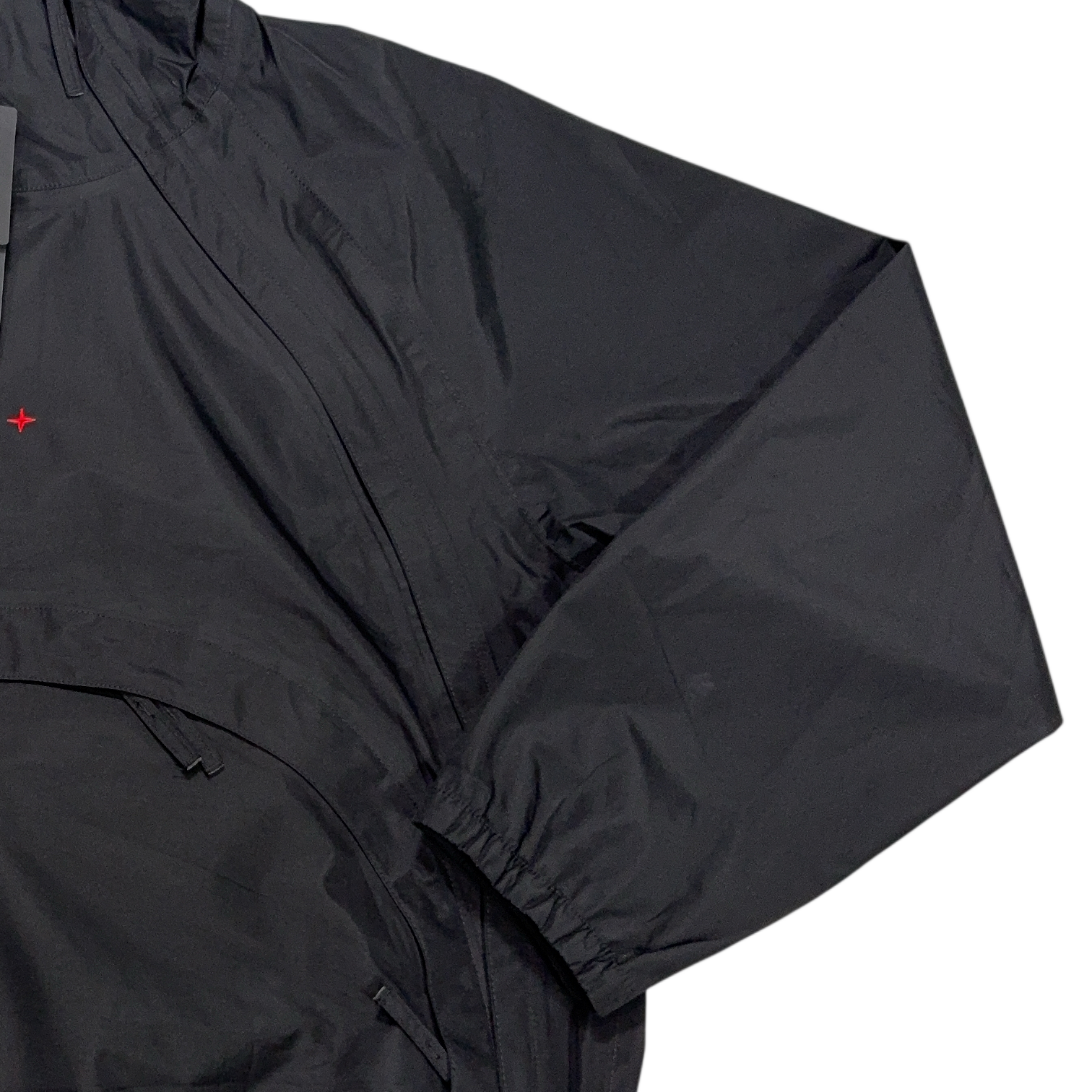 Stone Island 3L Gore-Tex In Recycled Polyester Black Hooded Jacket