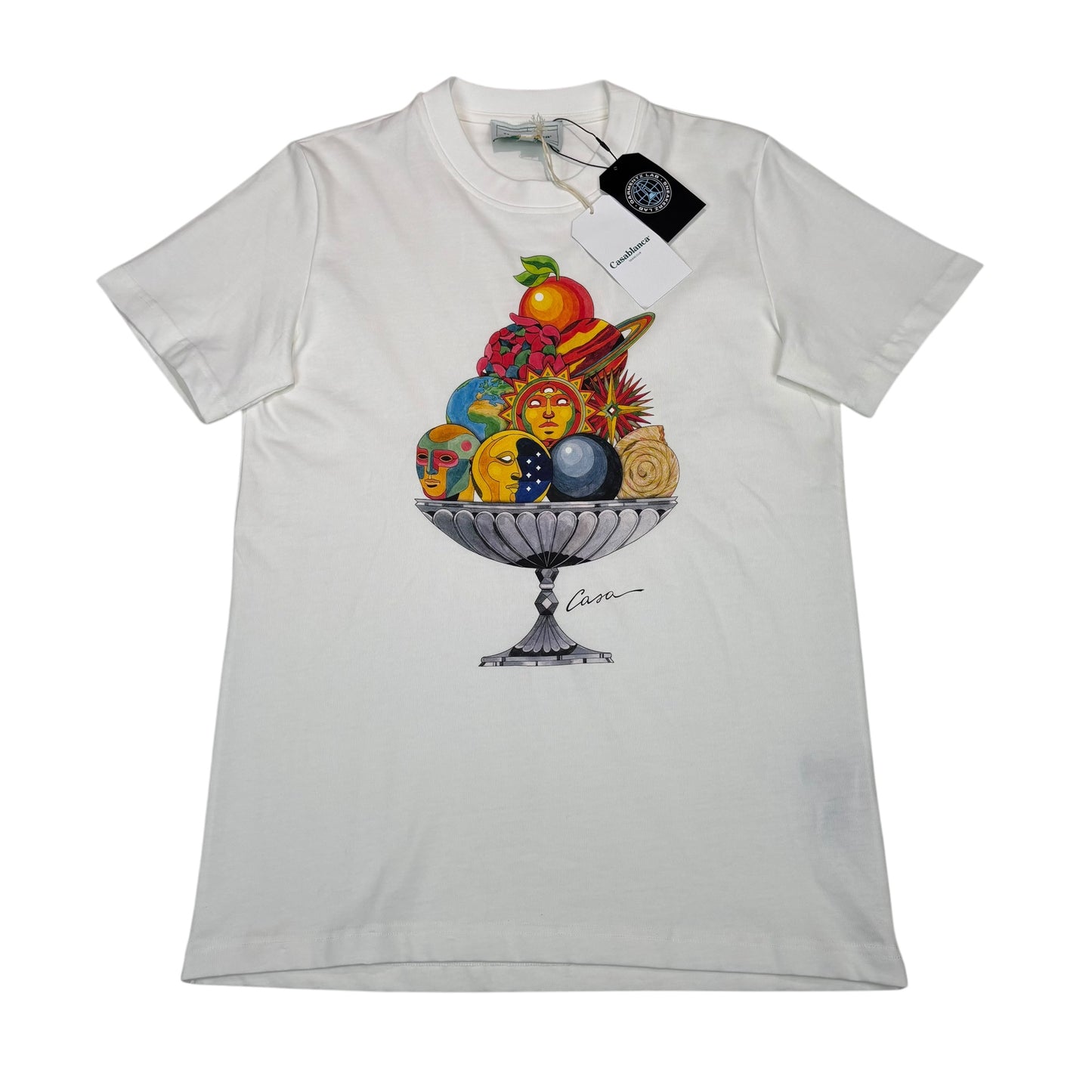 Casa Blanca White Casa Uomo Fruit Bowl Tshirt