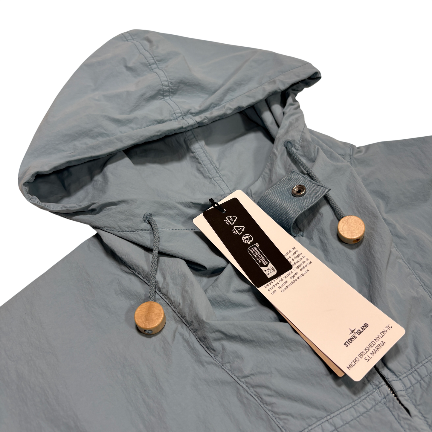 Stone Island Marina Blue Hooded Jacket