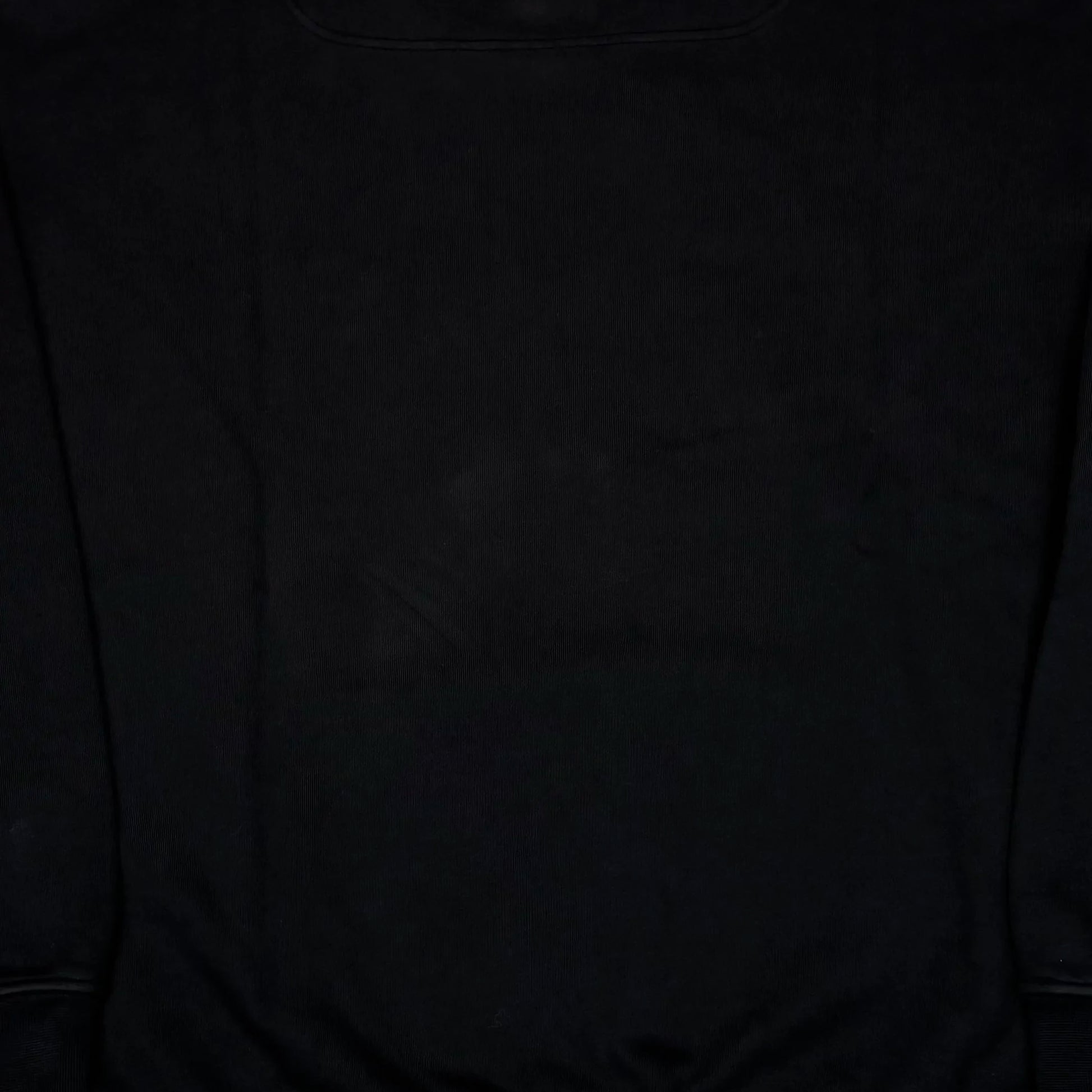 Stone Island Black Embroidered Logo Spell Out Crew Neck Jumper