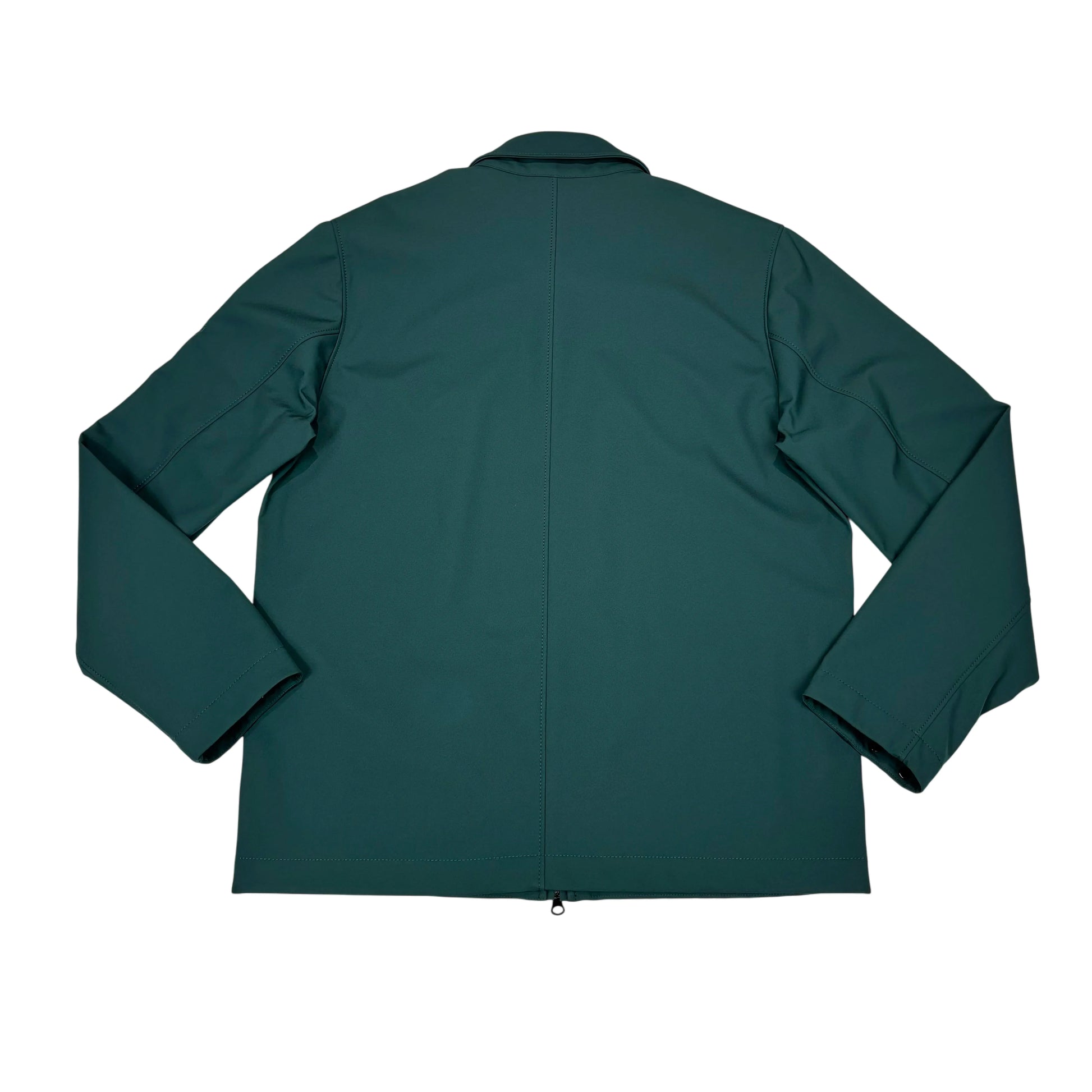 Stone Island Green Soft Shell-R Collared Overshirt Jacket