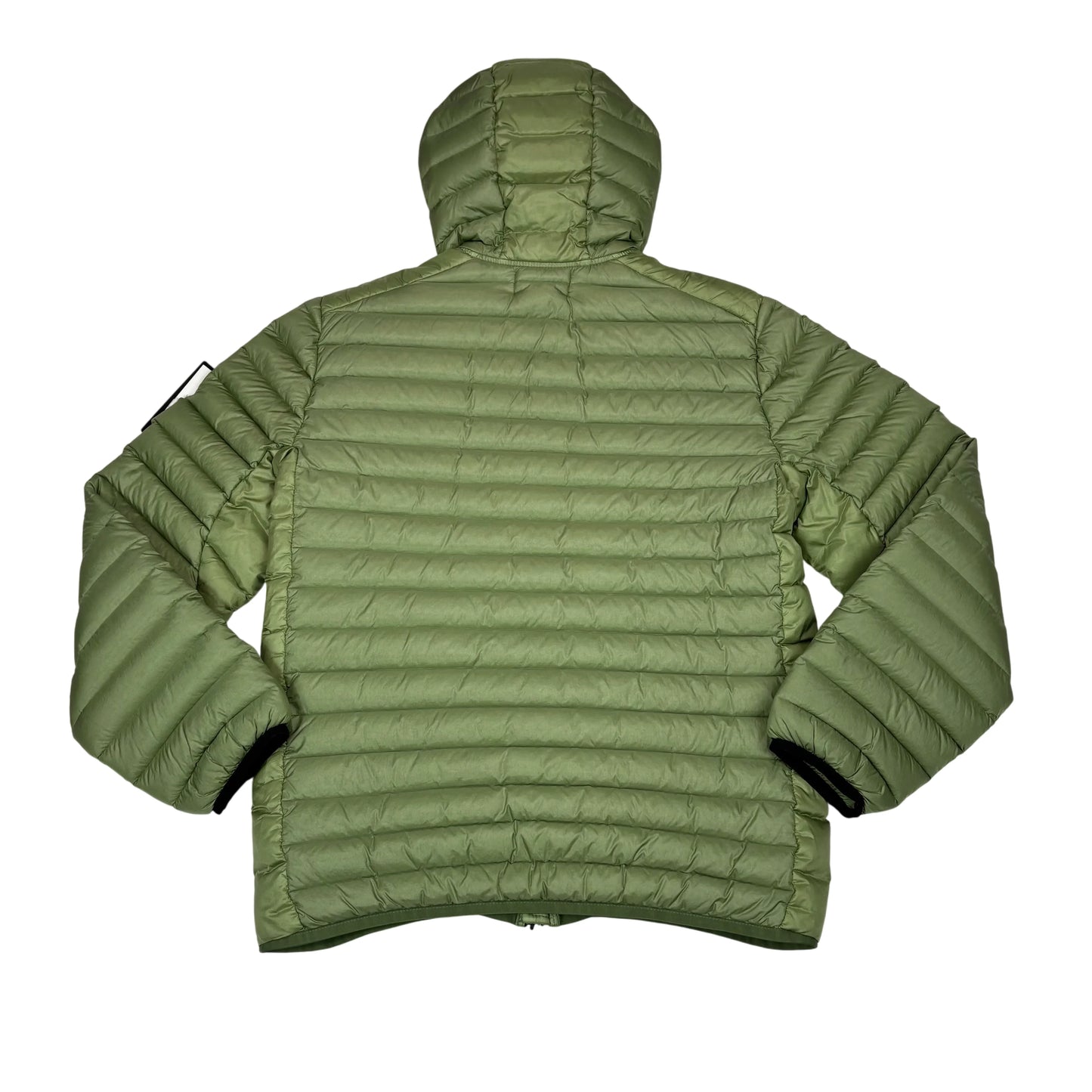 Stone Island Green Loom Woven Chambers R-Nylon Down-TC Puffer Jacket