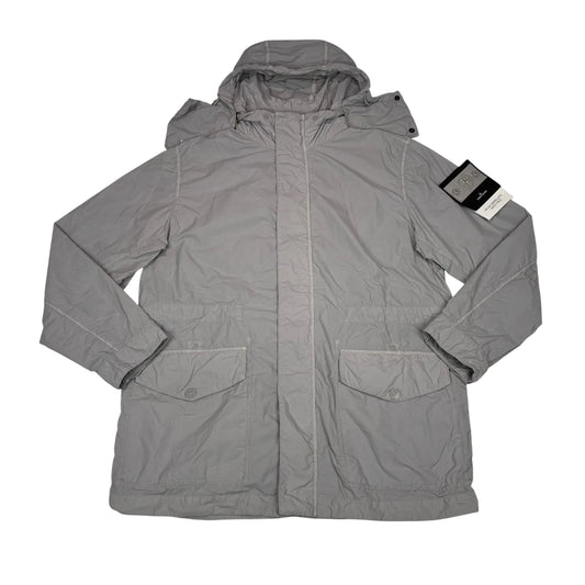 Stone Island Grey Nylon Smerigliato Ghost Piece Jacket