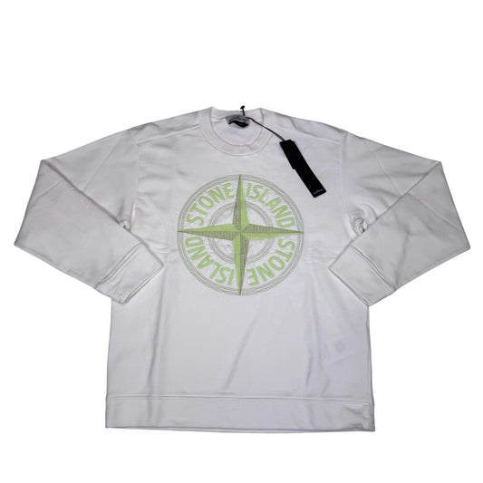 Stone Island Logo Embroidery Crewneck Jumper