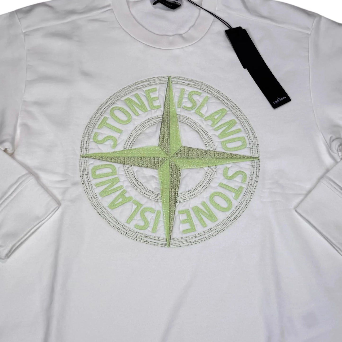 Stone Island Logo Embroidery Crewneck Jumper