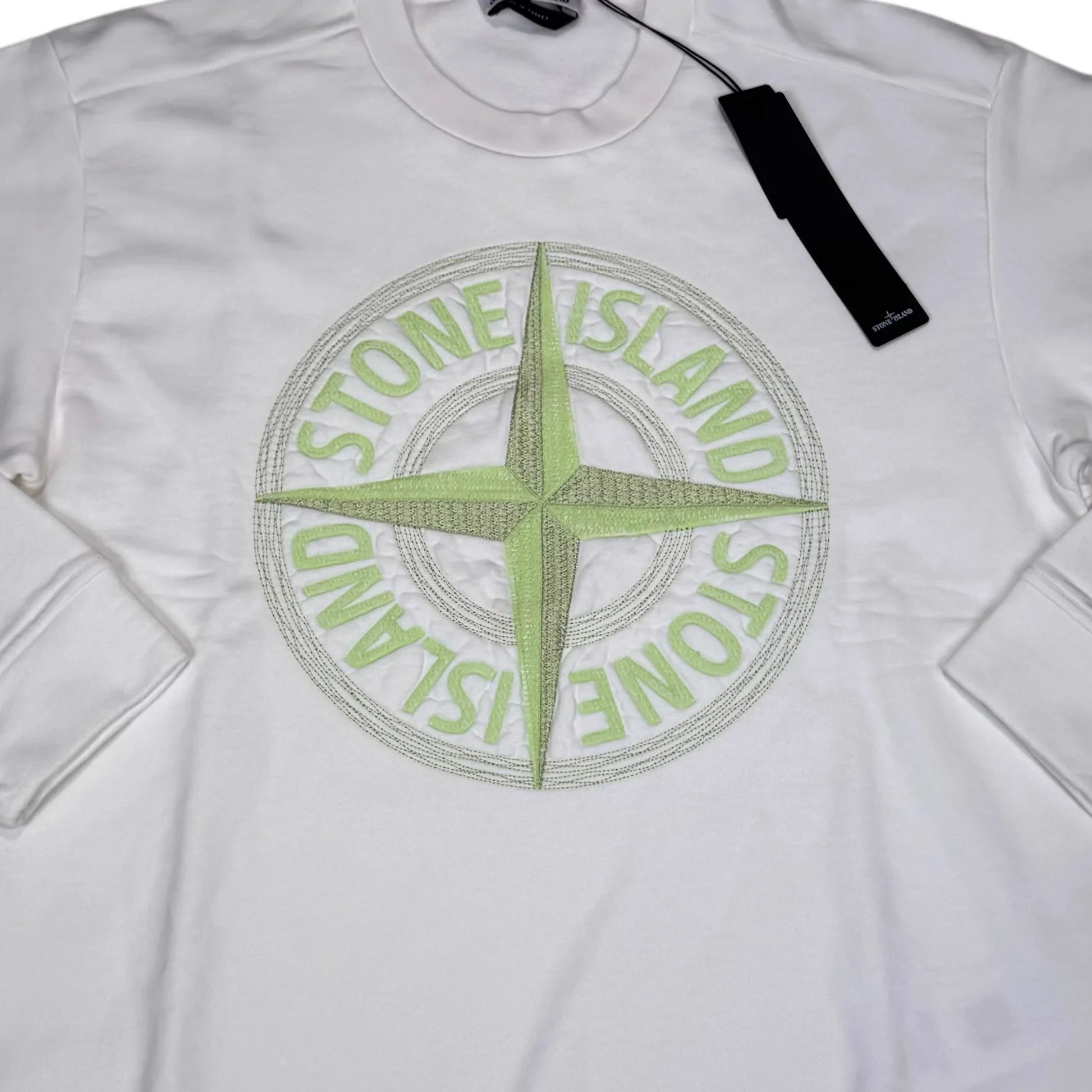Stone Island Logo Embroidery Crewneck Jumper