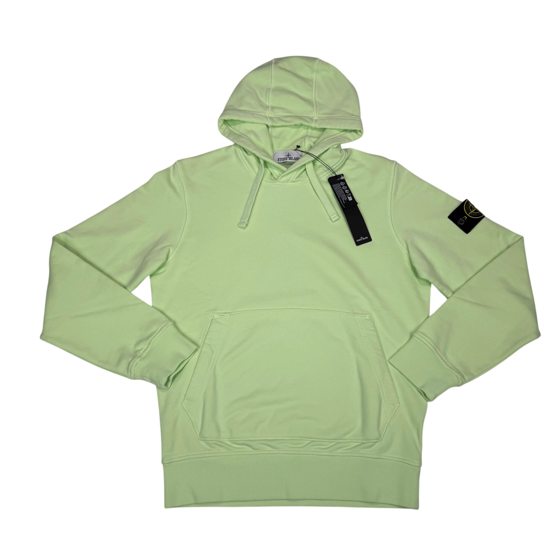 Stone Island Green Compass Patch Hoodie