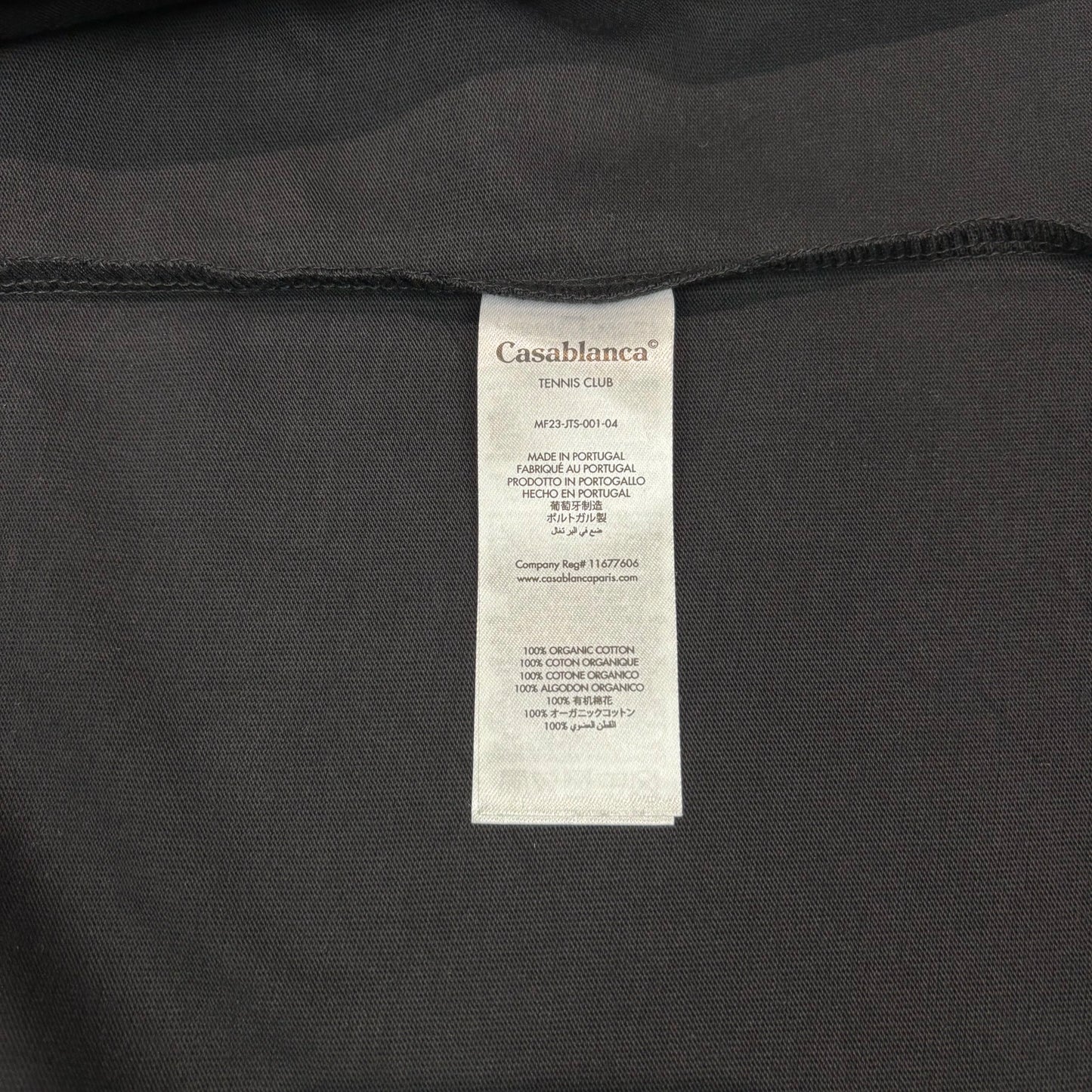 Casablanca Le Joueur T-shirt Black