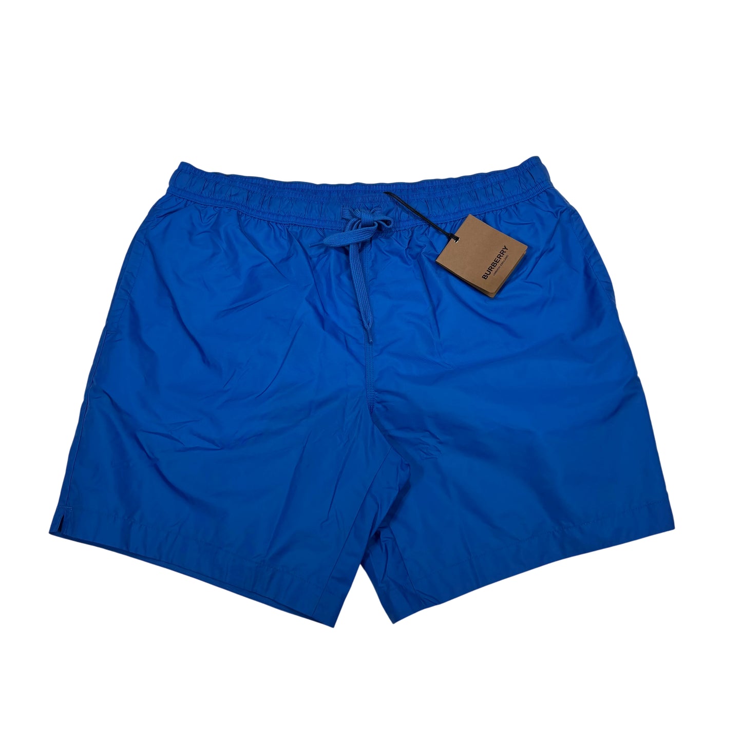Burberry Spell Out Logo Swim Shorts Blue