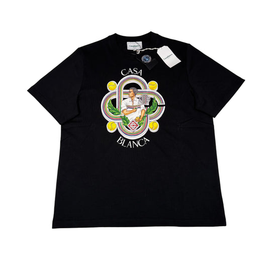 Casablanca Le Joueur T-shirt Black