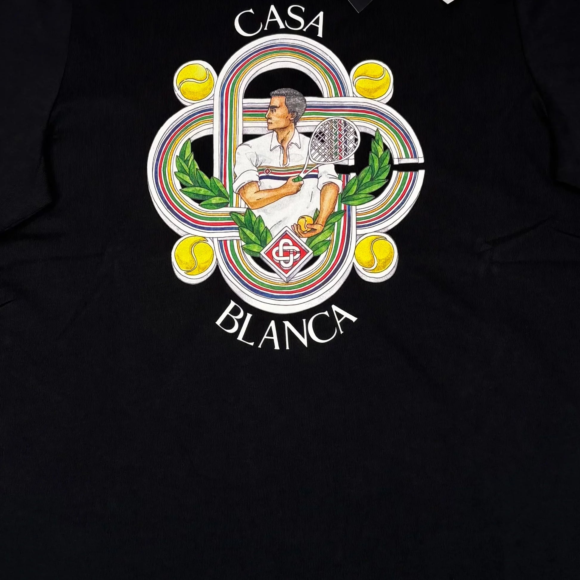 Casablanca Le Joueur T-shirt Black
