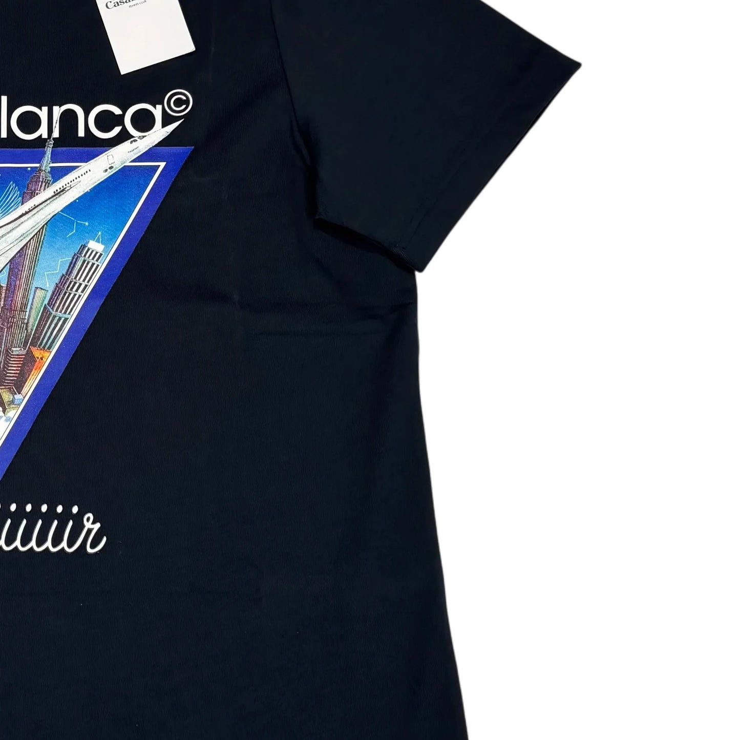 Casablanca Aiiiiir Printed T-shirt Navy