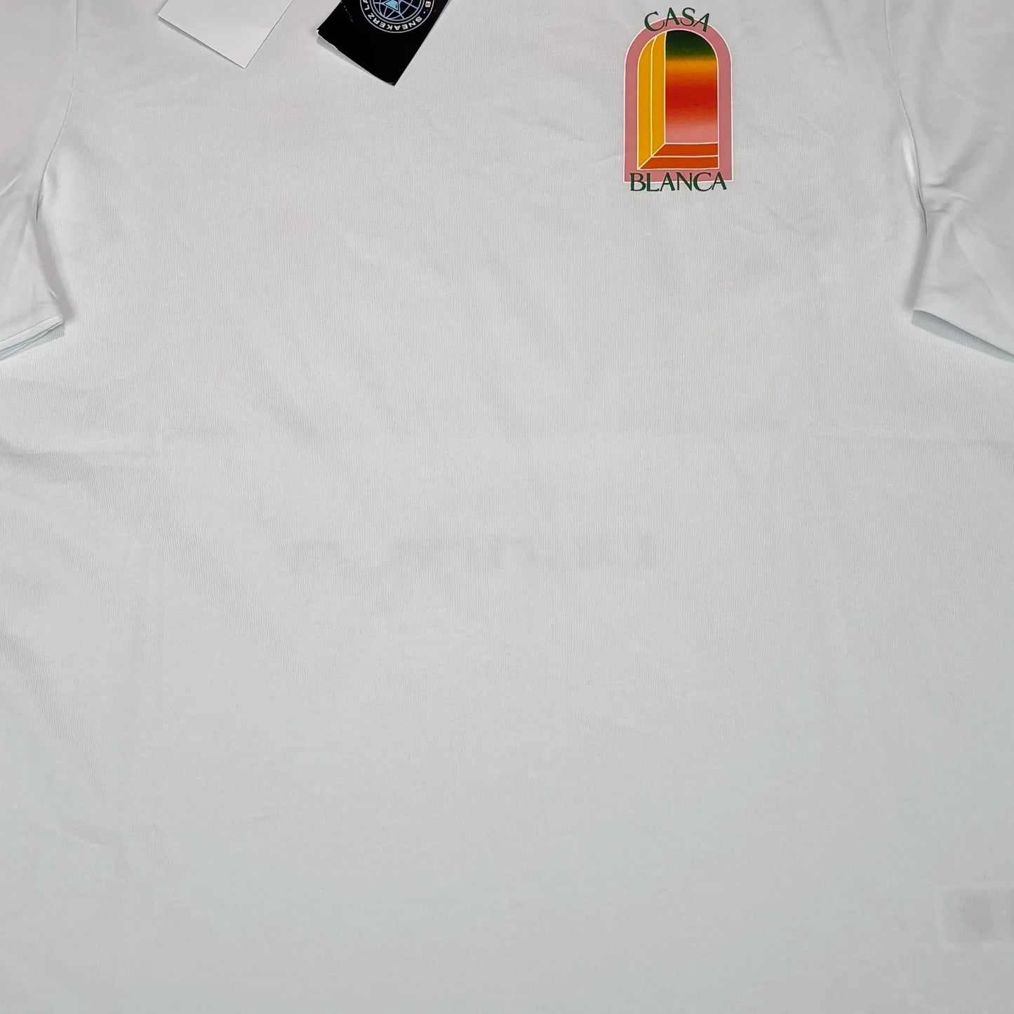 Casablanca Gradient Arch Logo T-shirt White