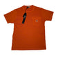 Stone Island Orange Patch Logo Short Sleeve Tshirt