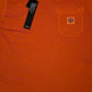 Stone Island Orange Patch Logo Short Sleeve Tshirt
