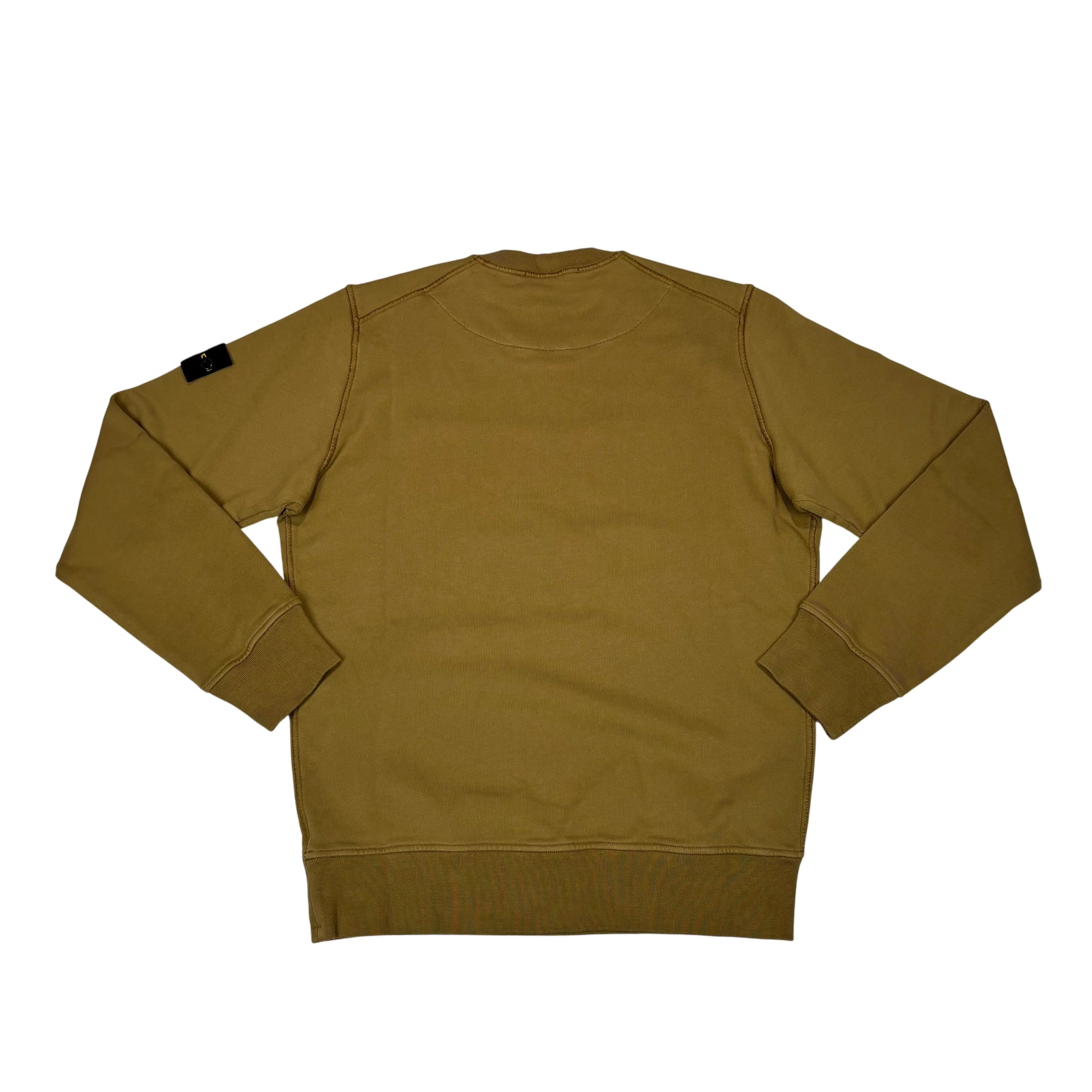 Stone Island Brown Compass Patch Crewneck Jumper