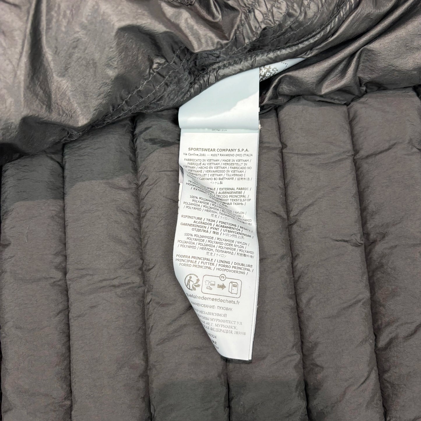 Stone Island Black Puffer Jacket