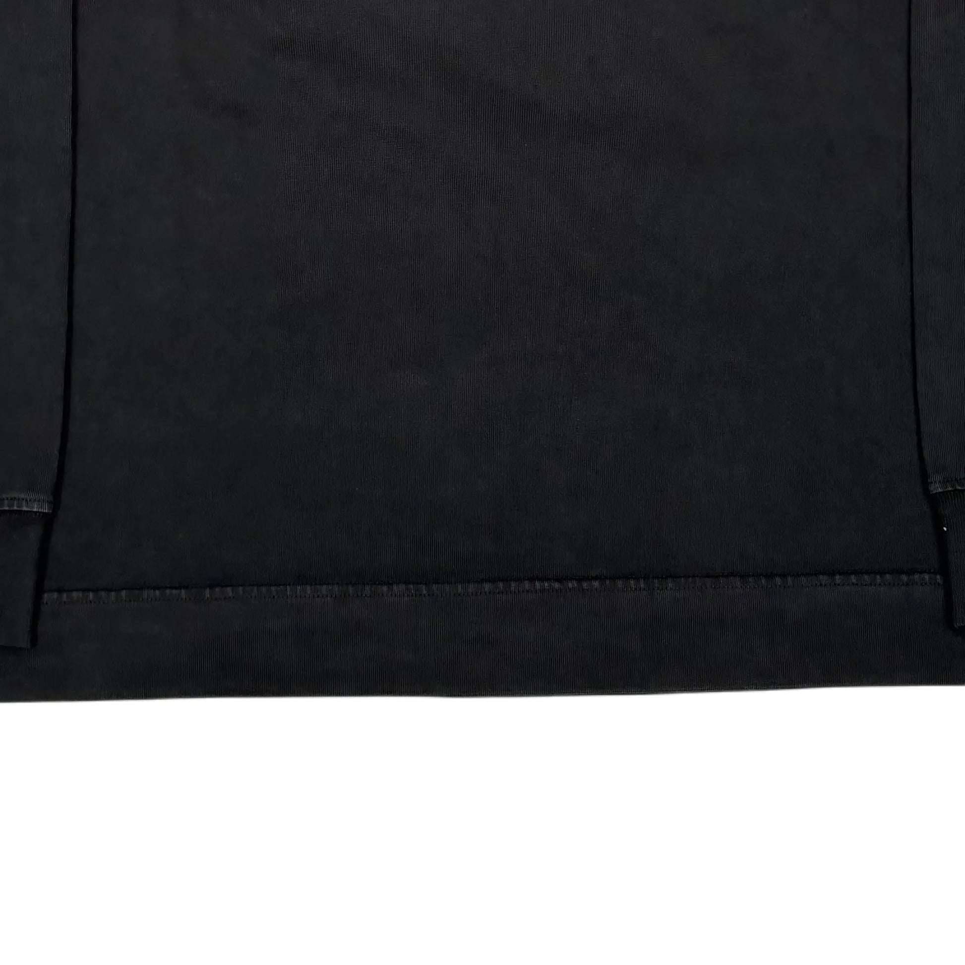 Stone Island Black Embroidered Logo Crew Neck Jumper