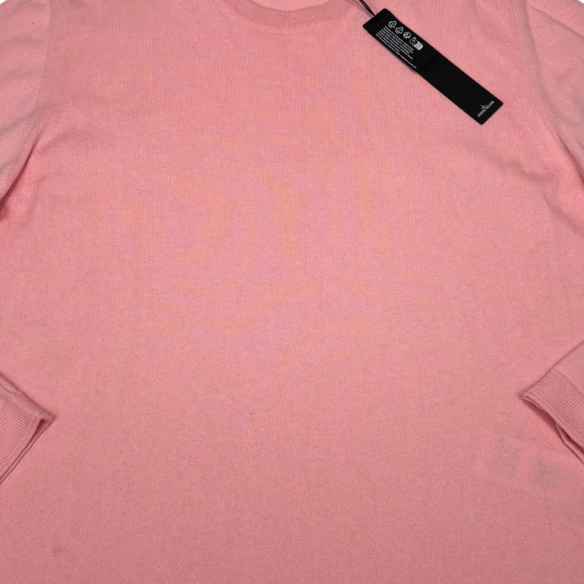 Stone Island Pink Crew Neck Jumper