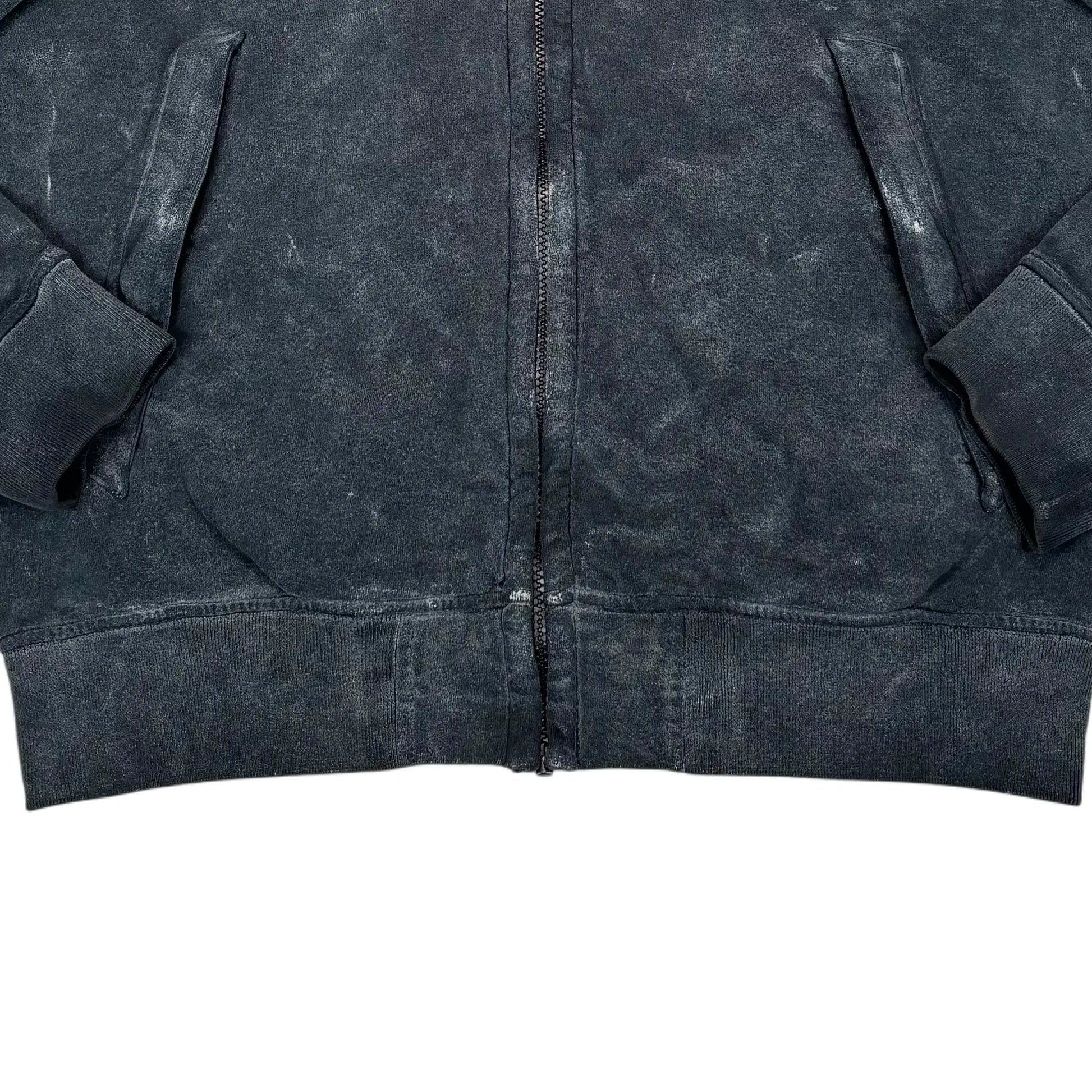 Stone Island Black Frost Badge with Hidden Hood Jacket