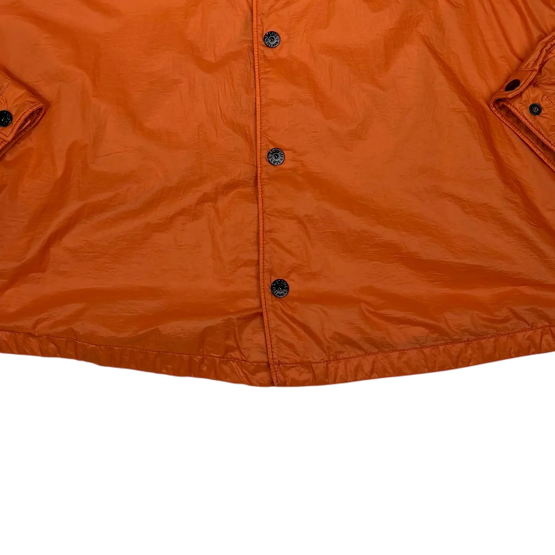 Stone Island Orange Compass Patch Overshirt Jacket