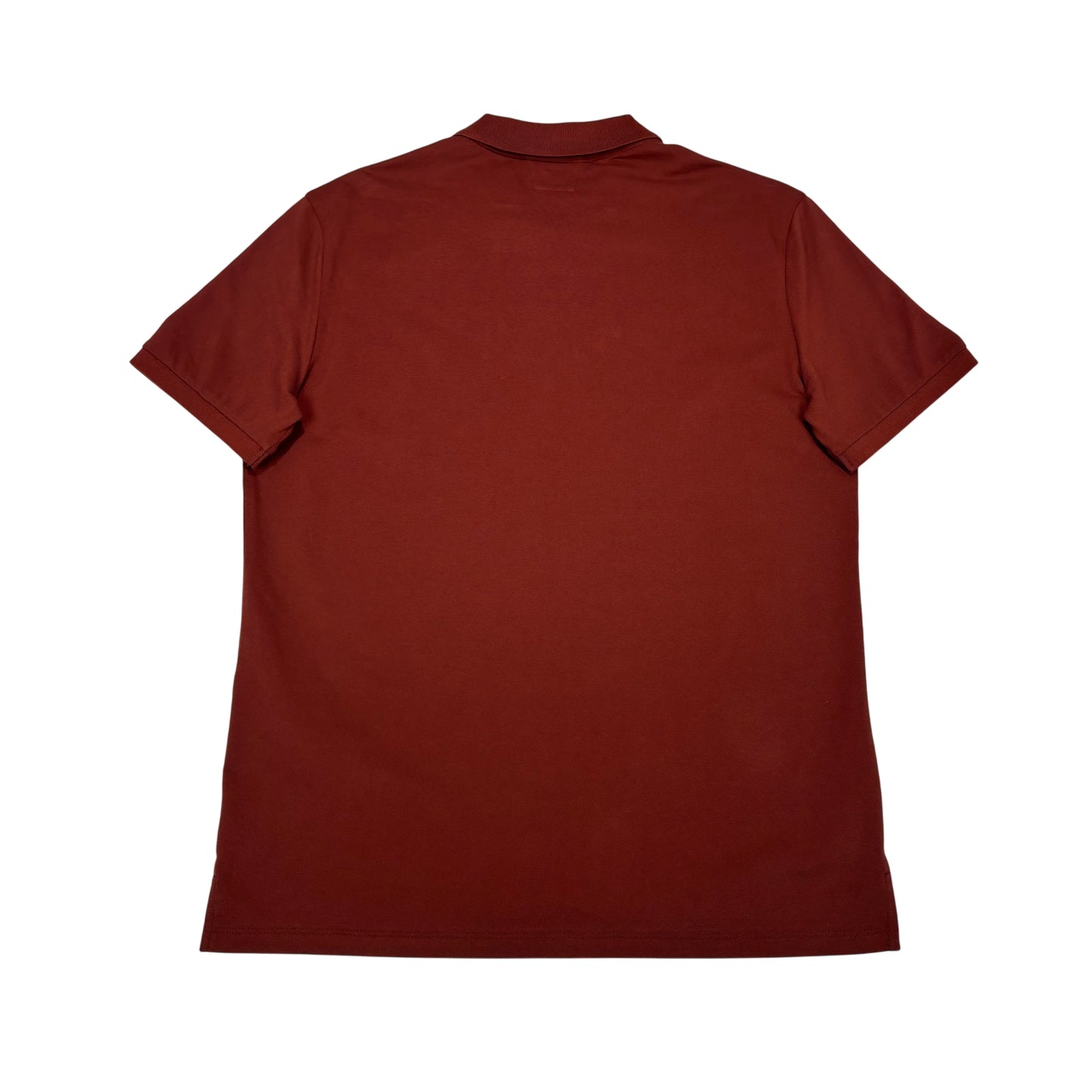 C.p. Company Brown Box Logo Polo Shirt