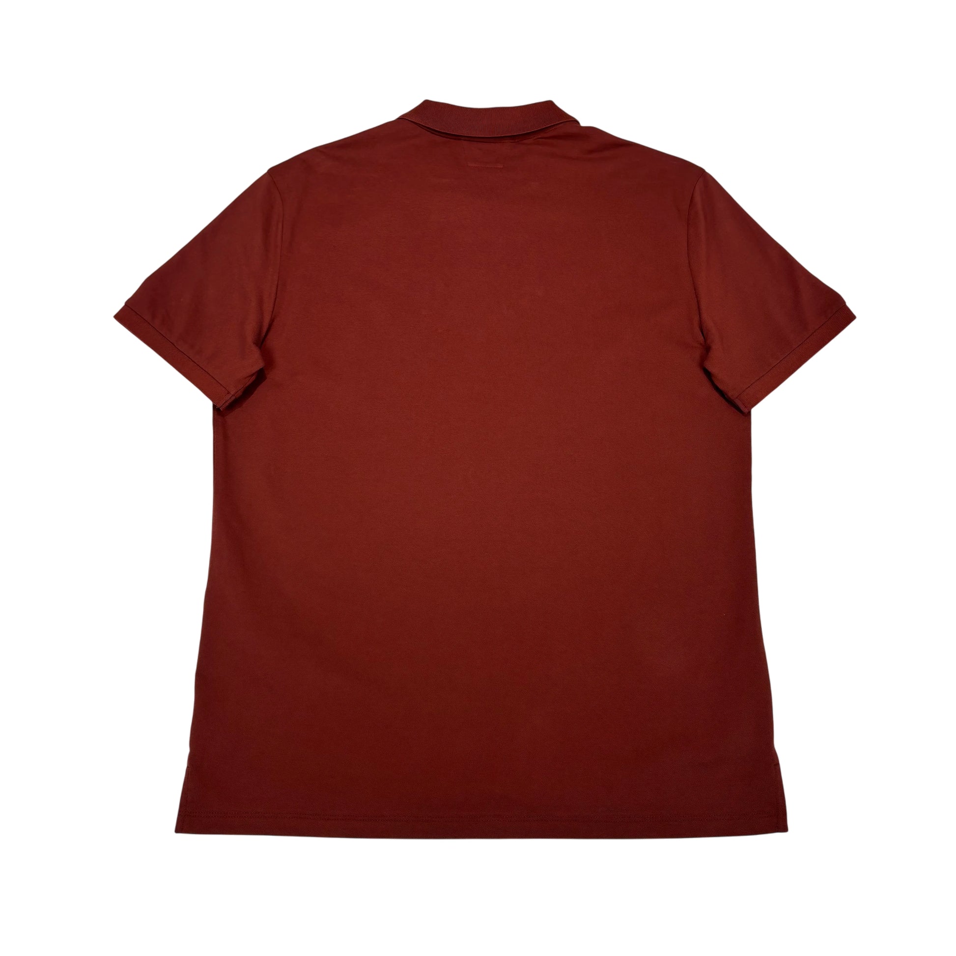 C.p. Company Brown Box Logo Polo Shirt