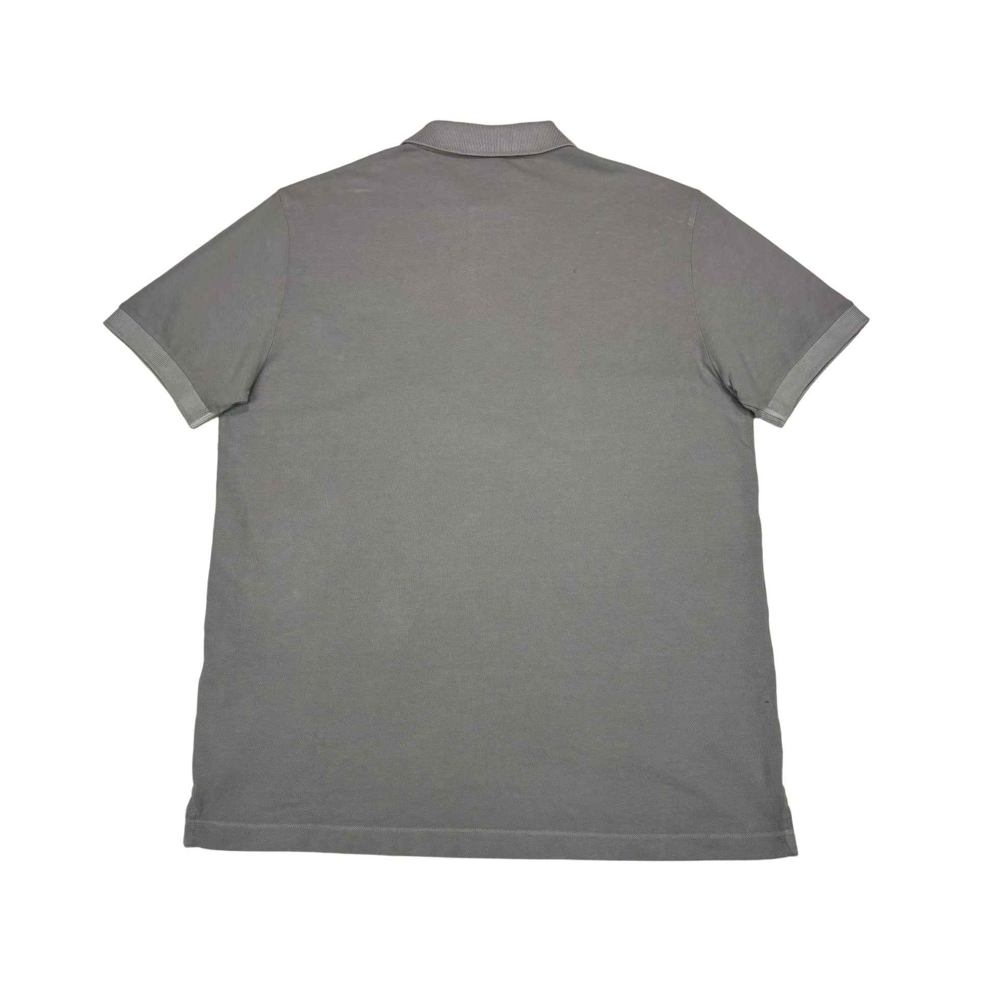 Stone Island Gray Patch Logo Polo Shirt
