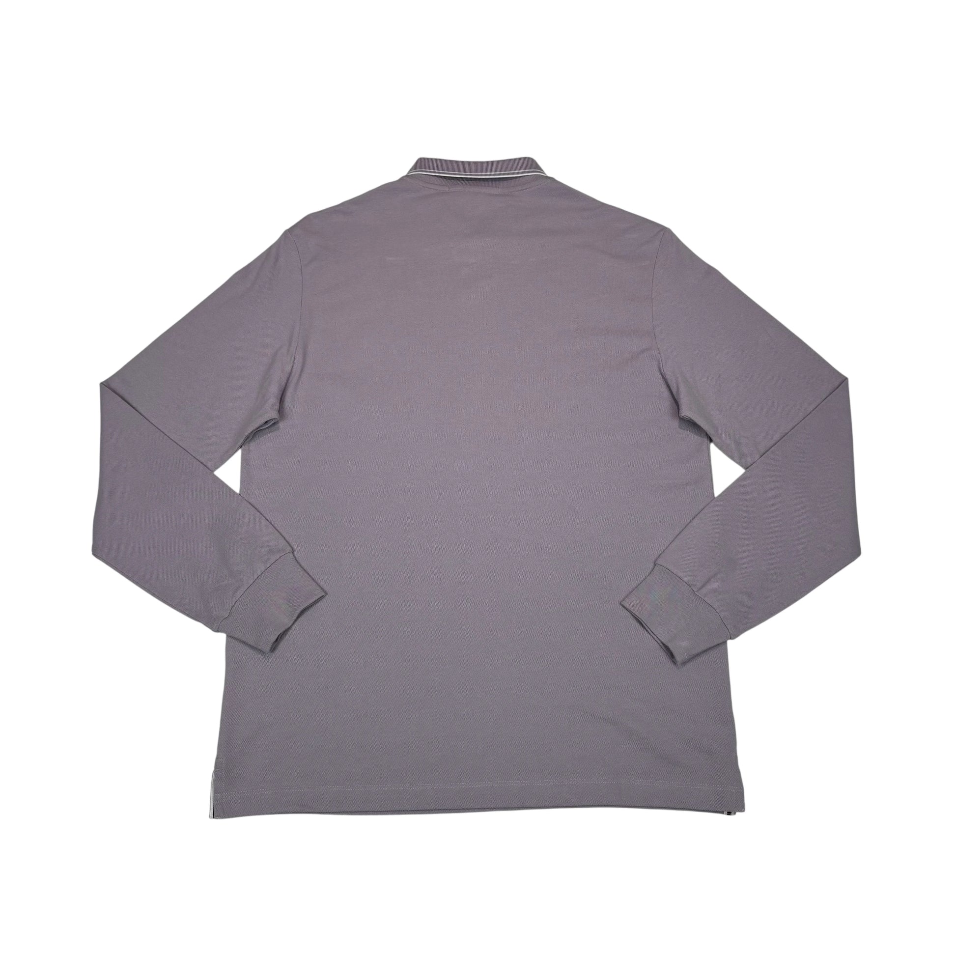 Stone Island Purple Long-sleeve Polo Shirt