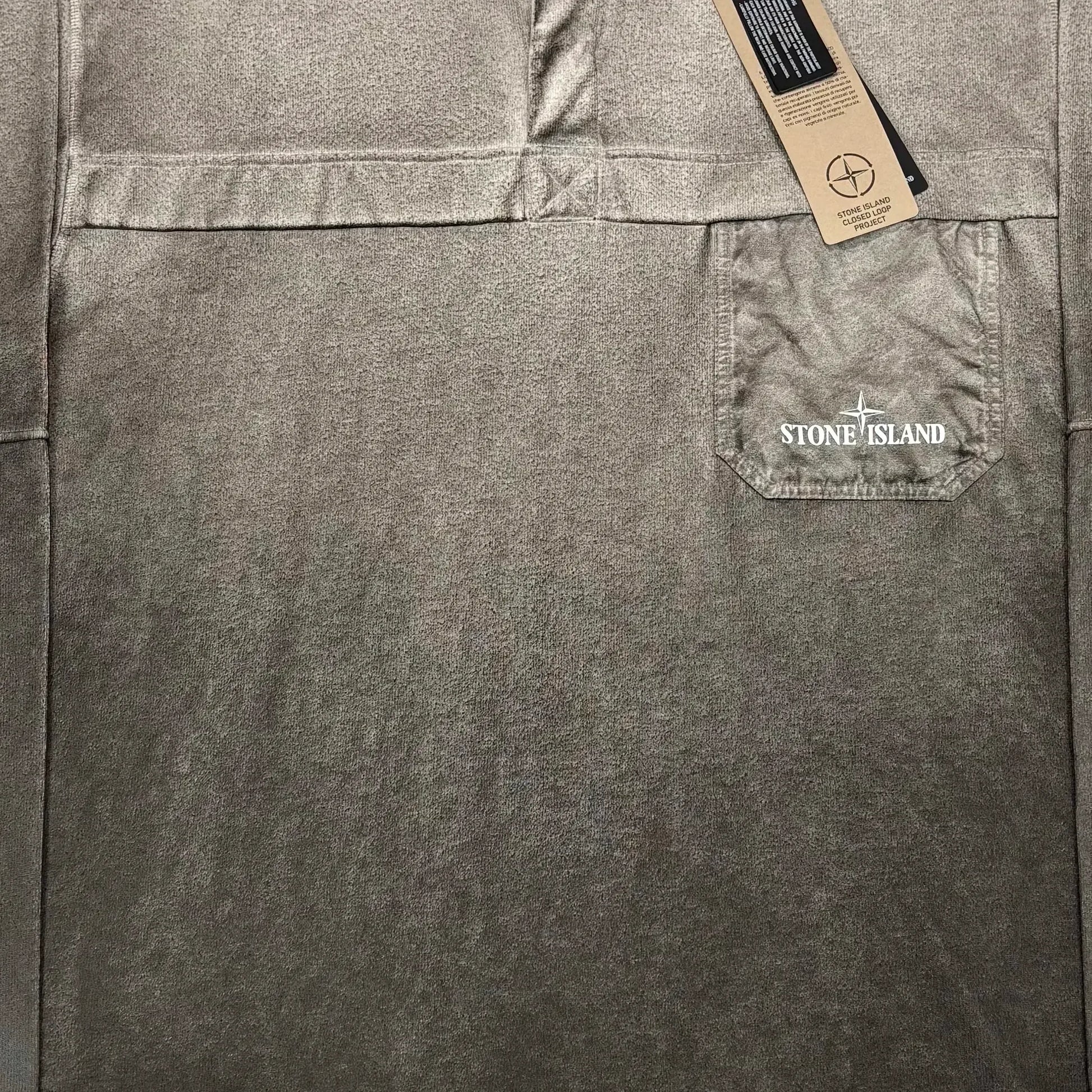 Stone Island Gray Long Sleeve Polo