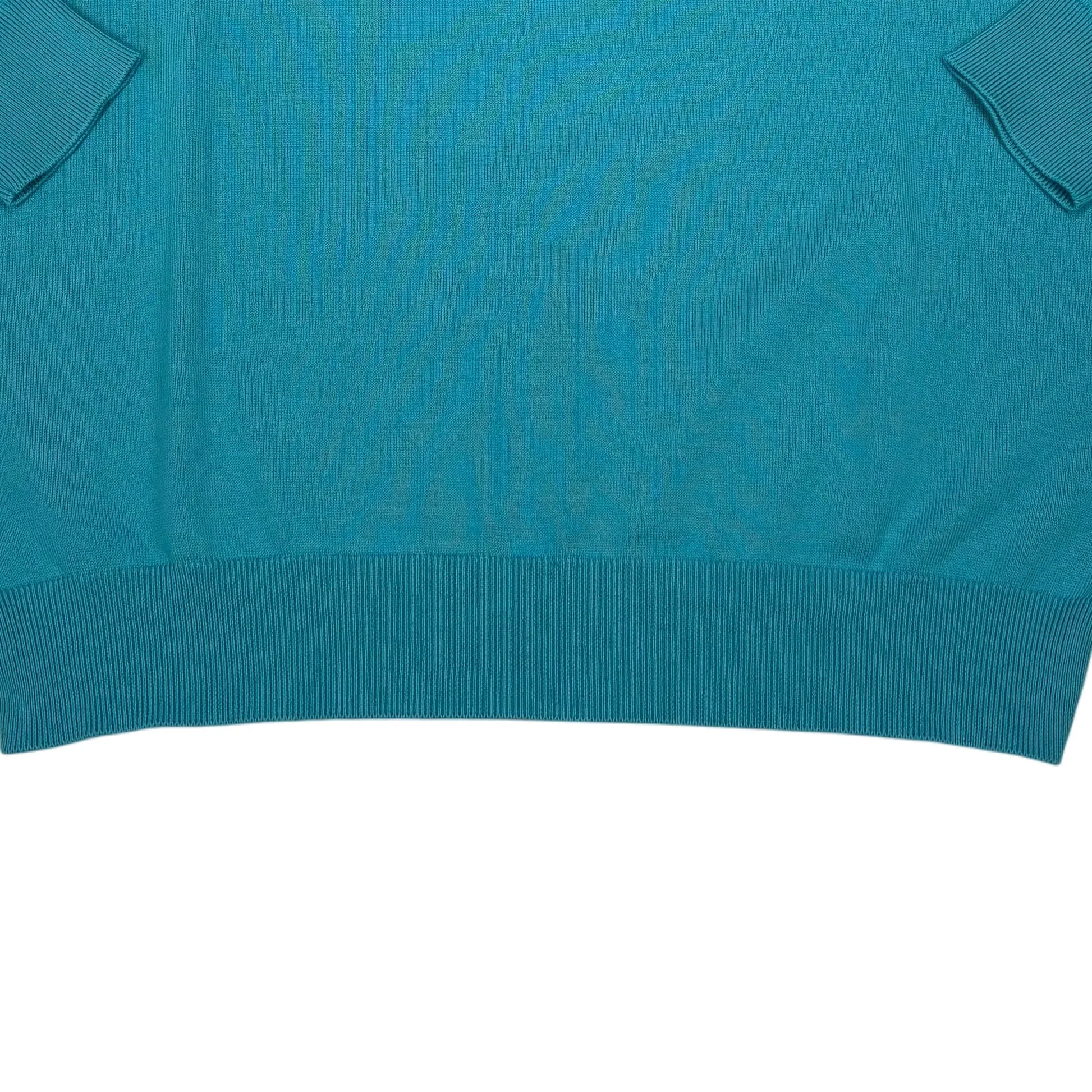 Stone Island Blue Compass Patch Crewneck Sweater