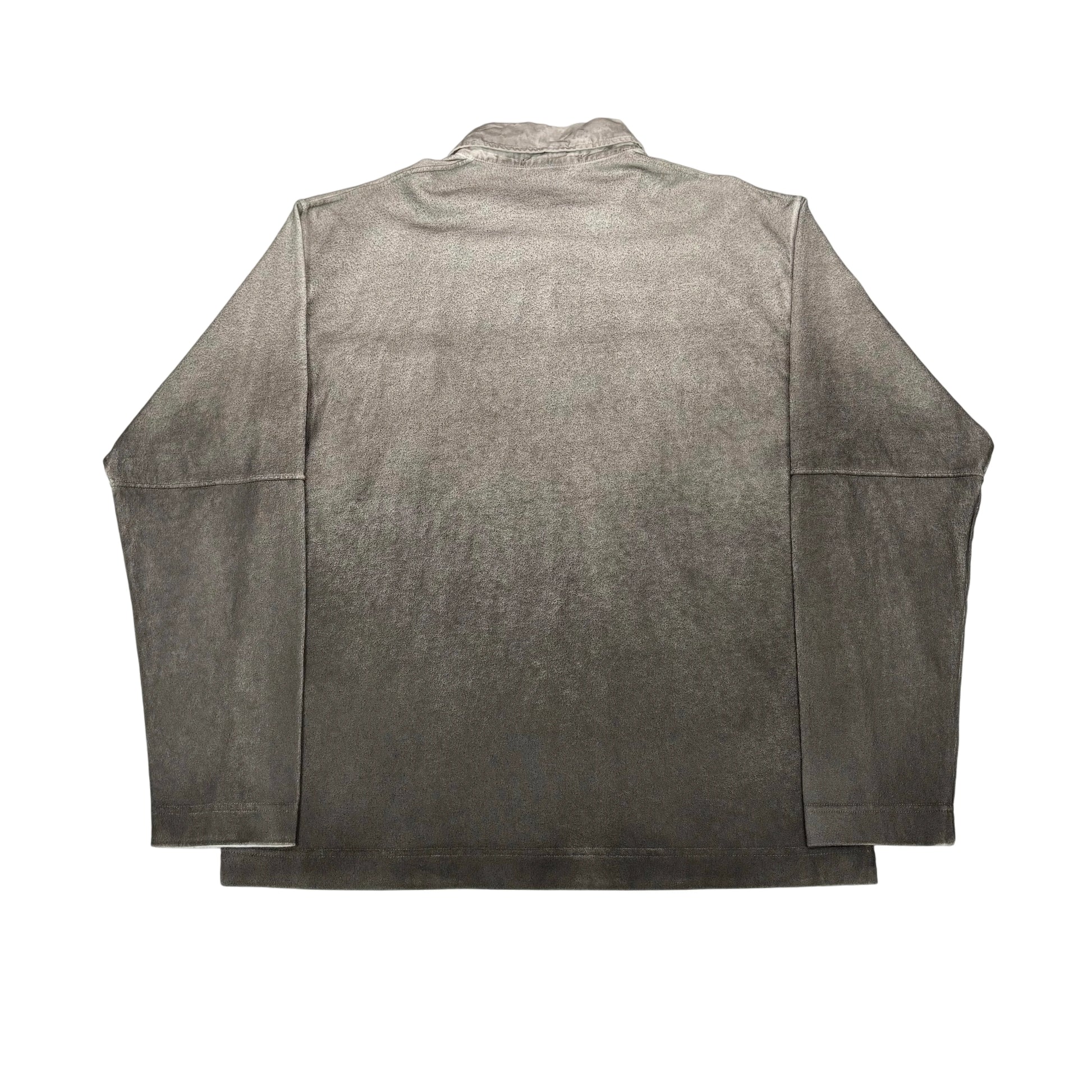 Stone Island Gray Long Sleeve Polo