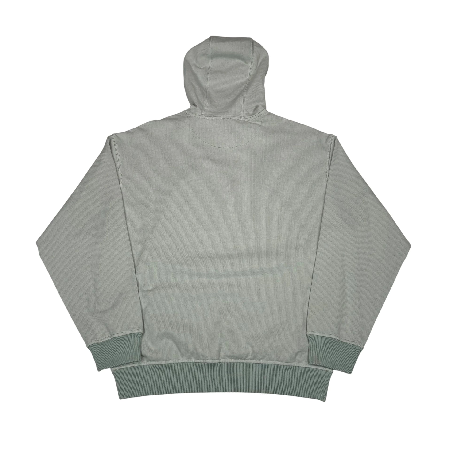 Stone Island Green Marina Logo Spell Out Hoodie
