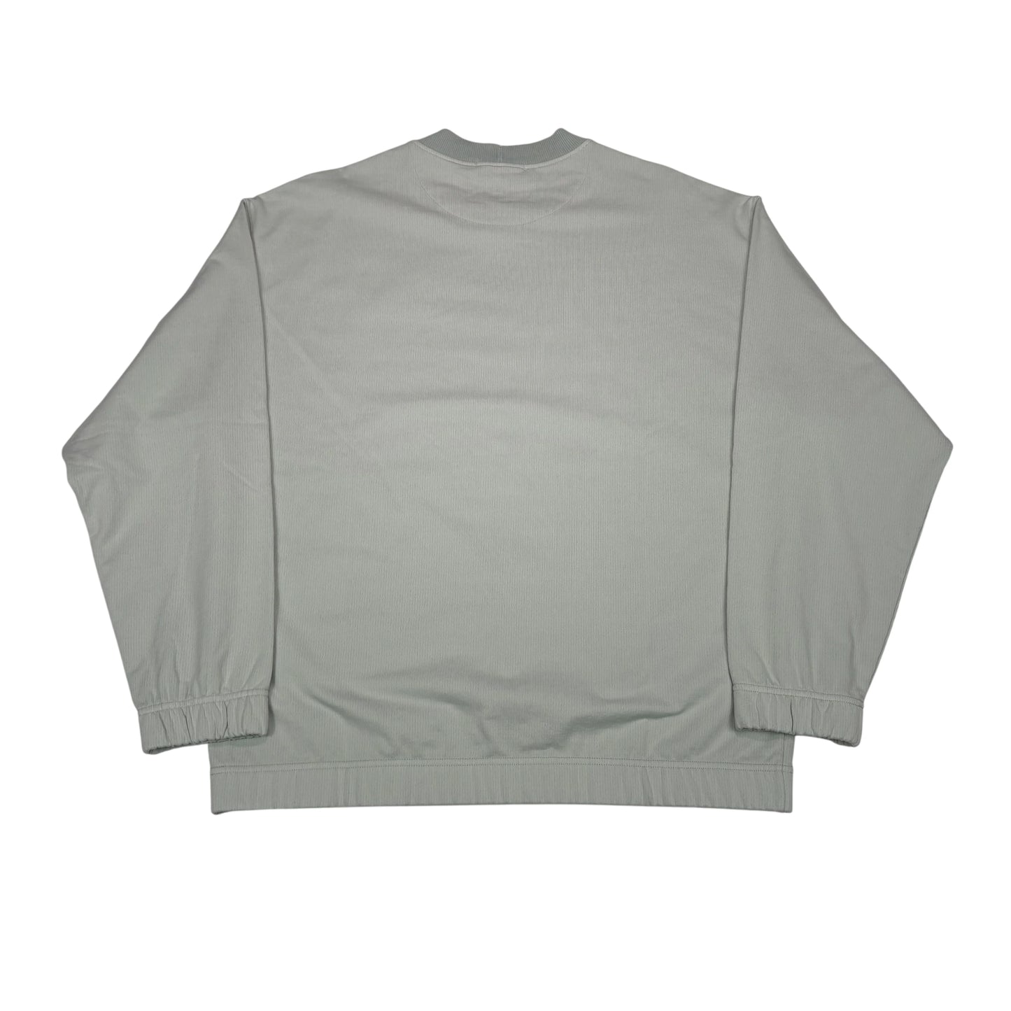 Stone Island Green Marina Logo Spell Out Crewneck Jumper