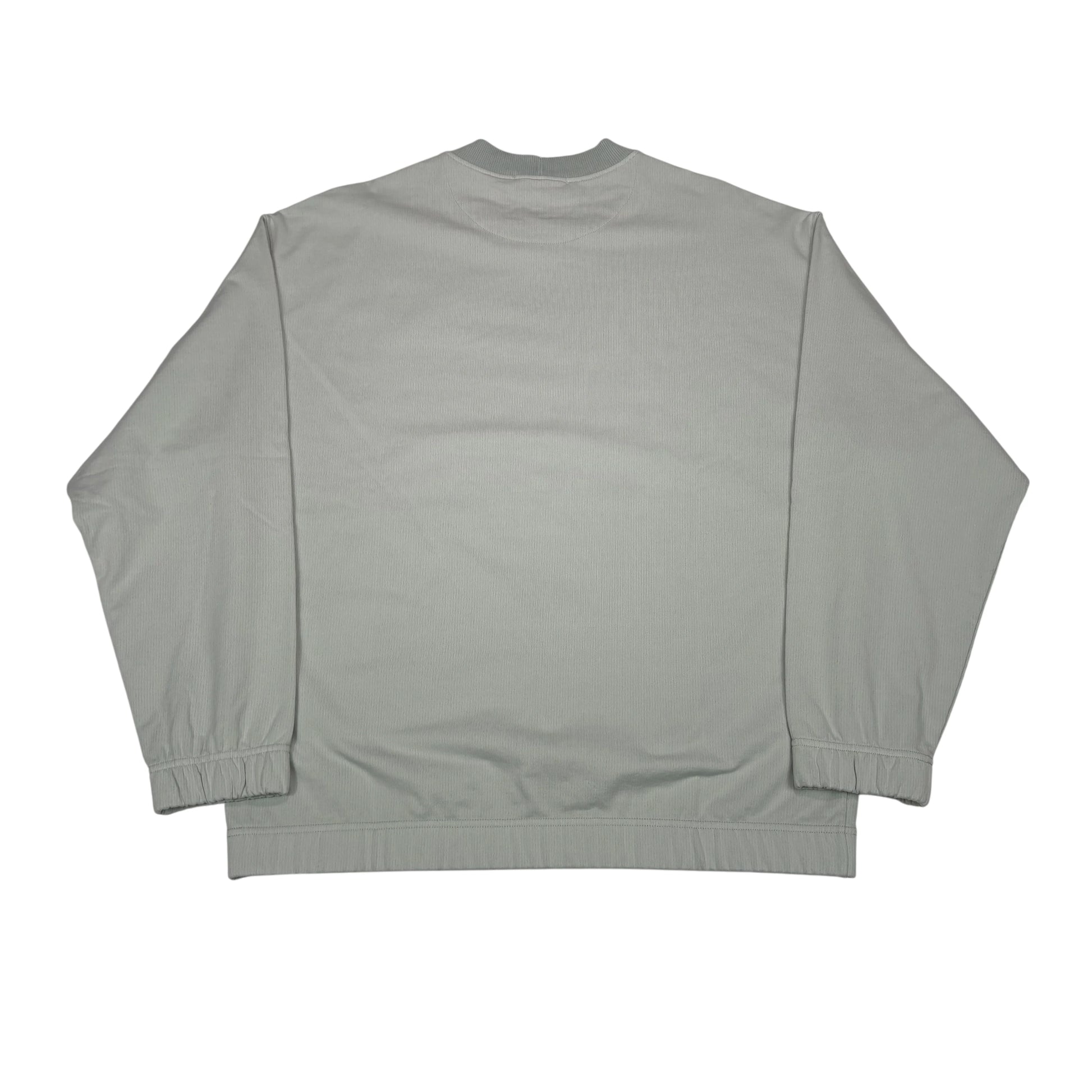 Stone Island Green Marina Logo Spell Out Crewneck Jumper