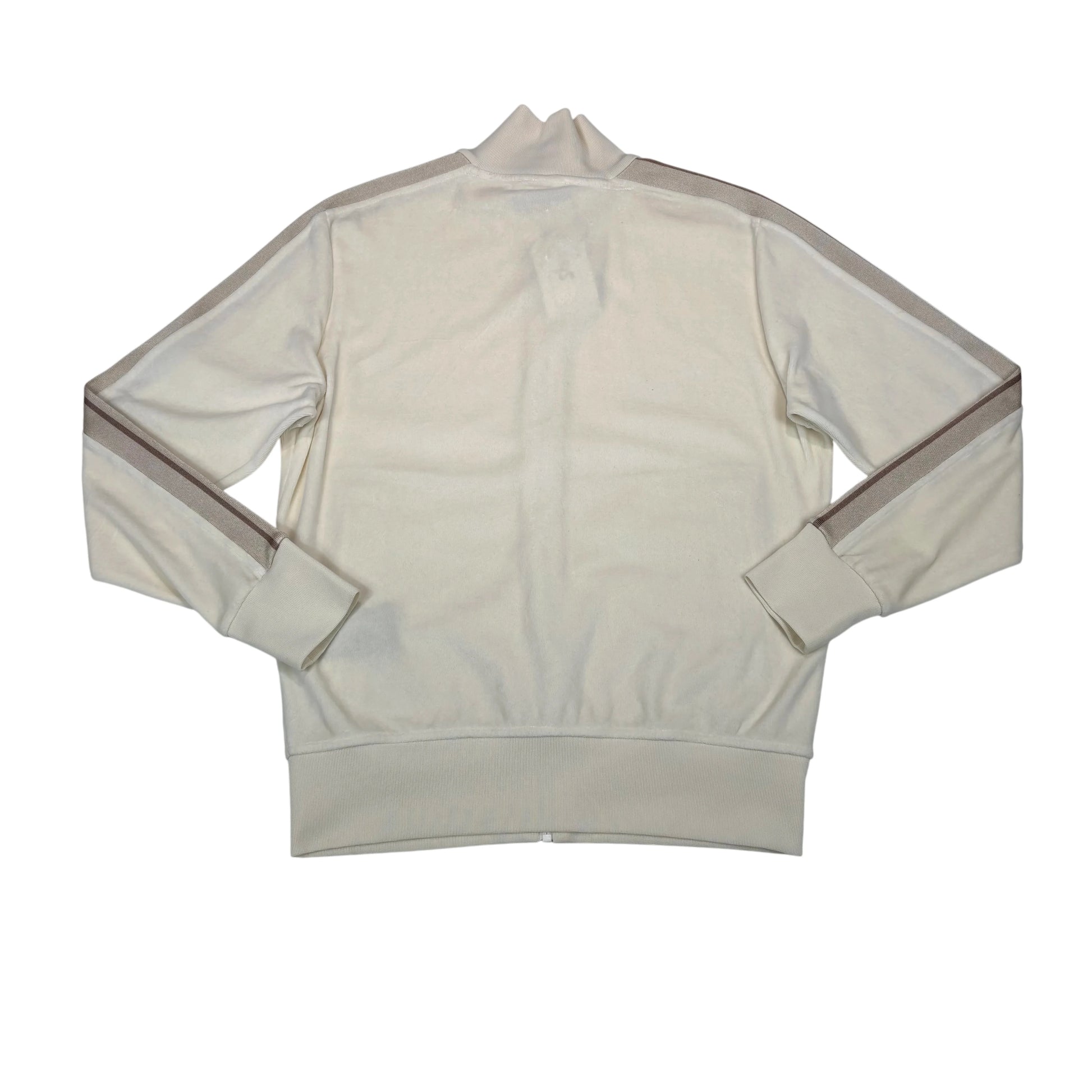 Palm Angels White Fleece Material Jacket