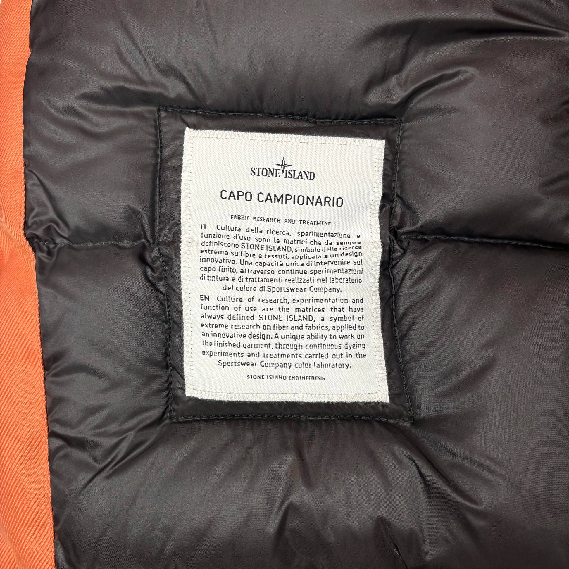Stone Island Orange Jacket
