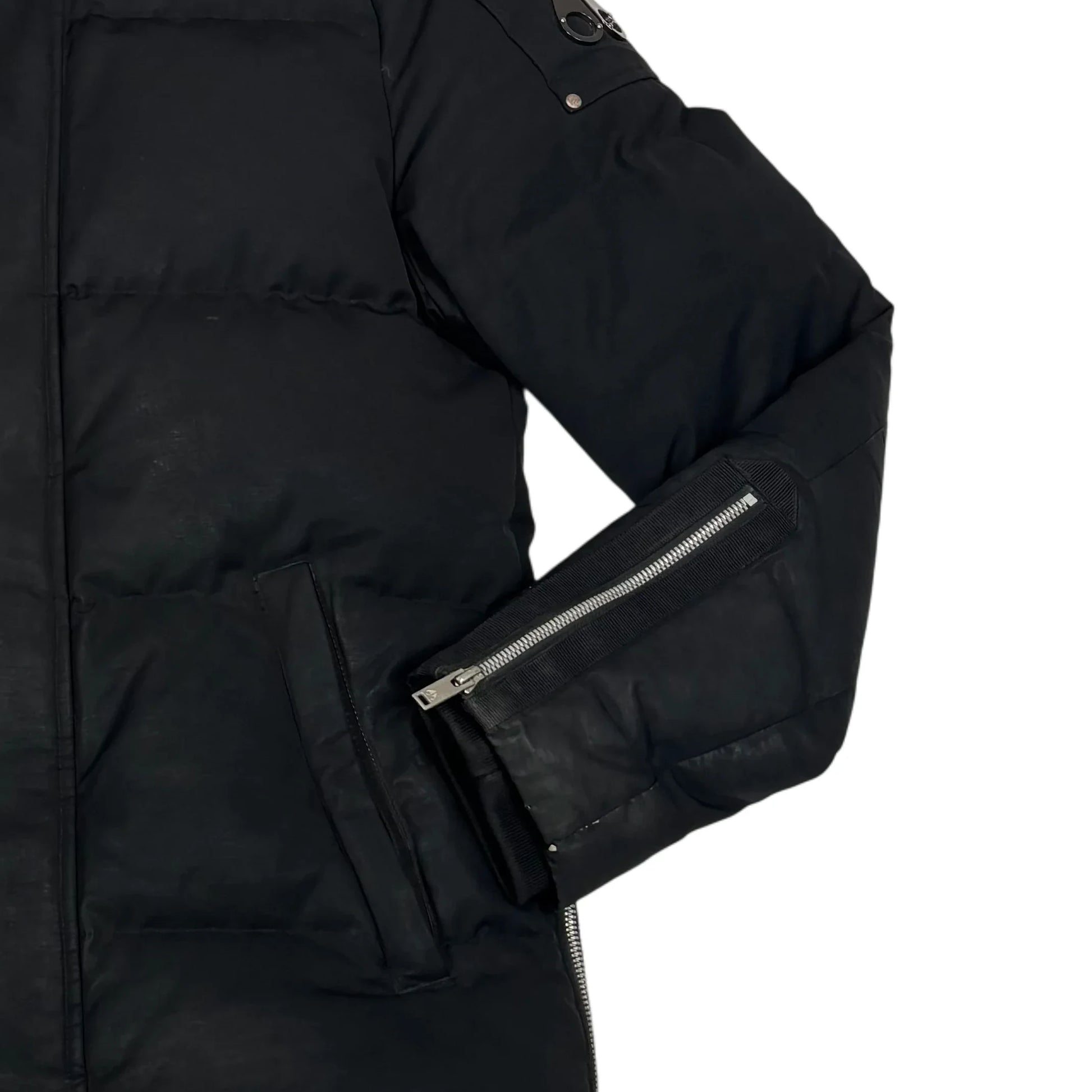Moose Knuckles Black Puffer Jacket