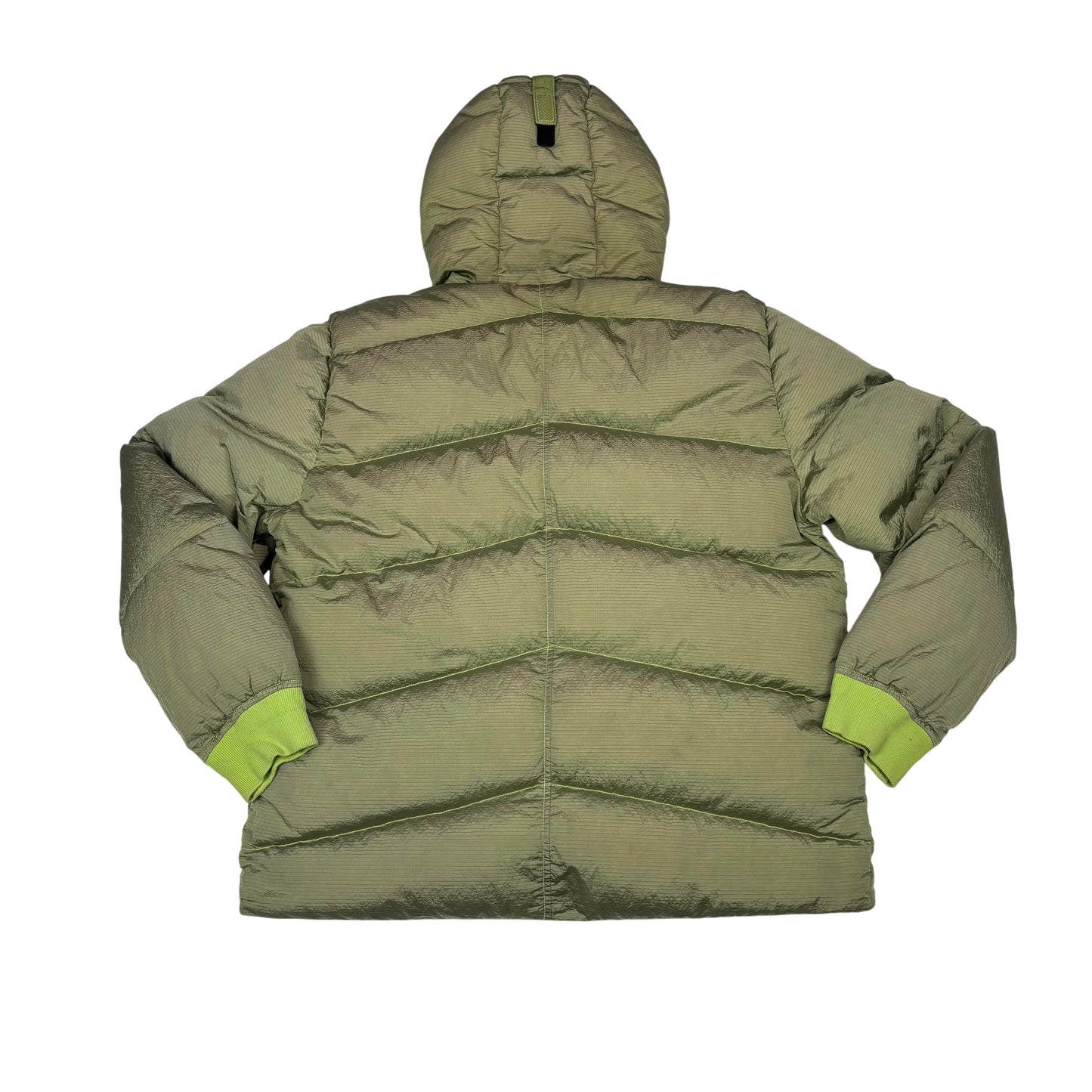Stone Island Green Patch Logo Puffer Jacket