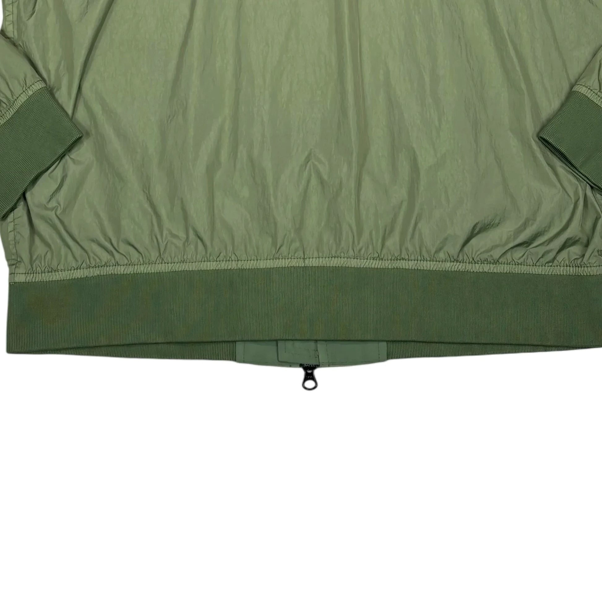 Stone Island Green Garment Dyed Crinkle Reps NY Jacket