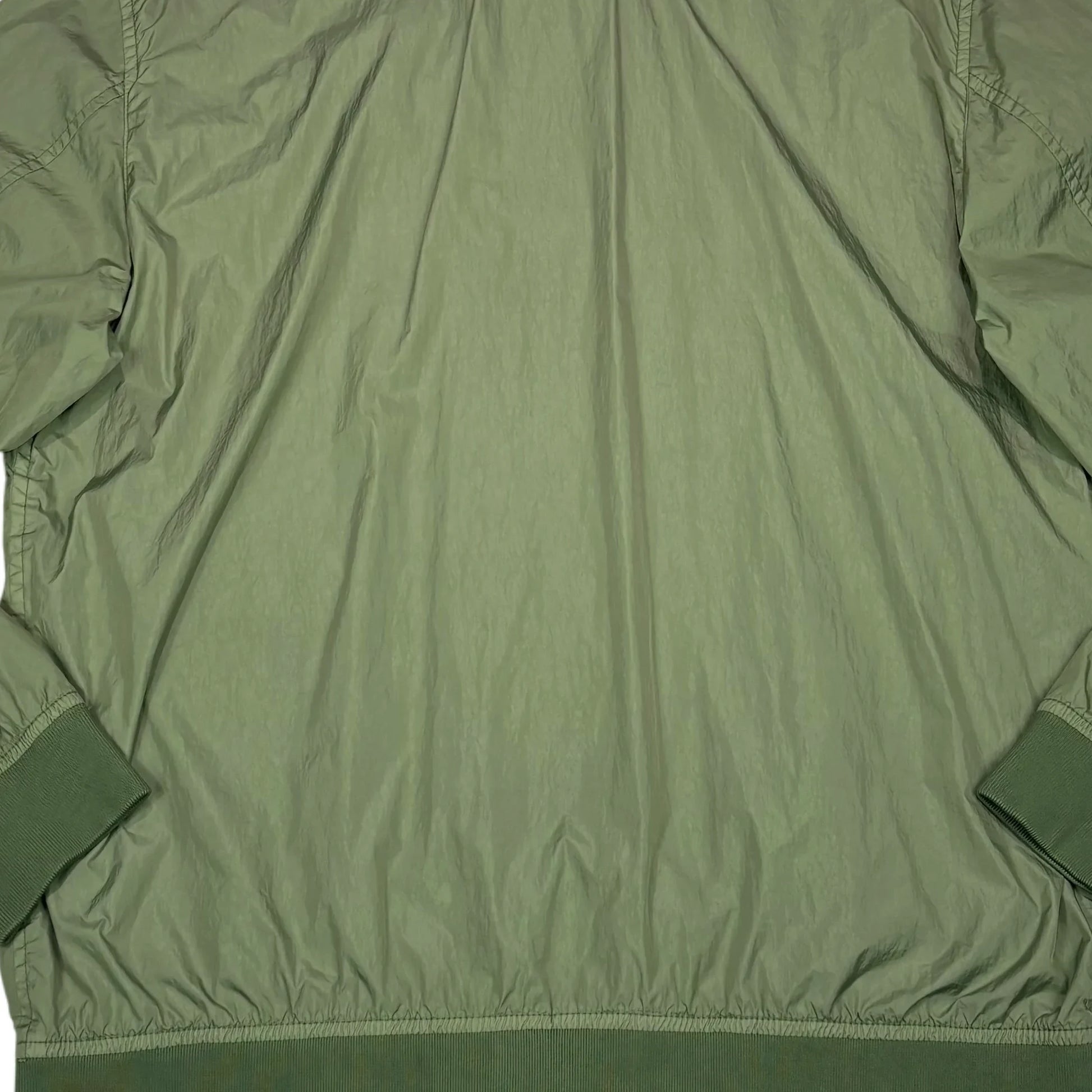 Stone Island Green Garment Dyed Crinkle Reps NY Jacket