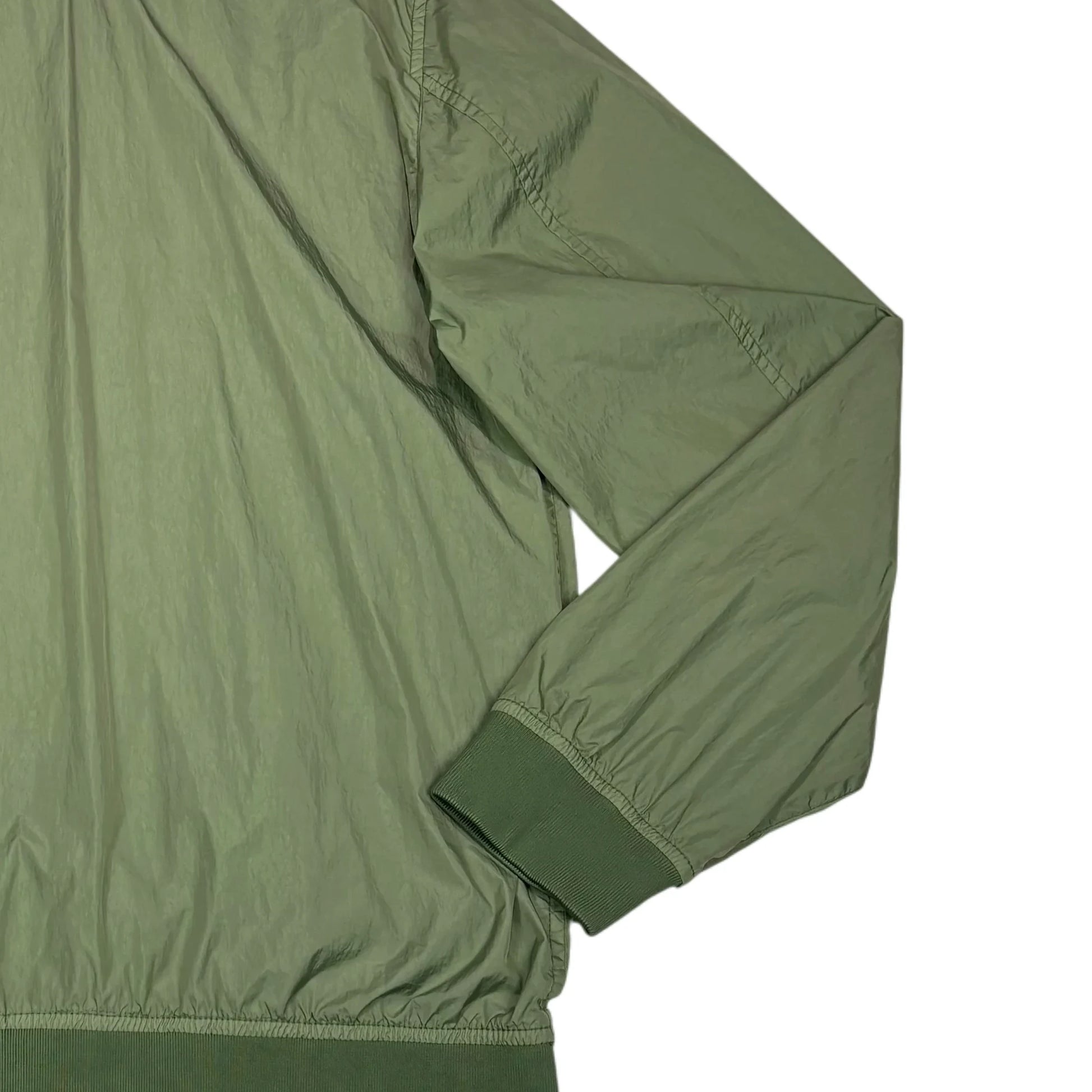 Stone Island Green Garment Dyed Crinkle Reps NY Jacket